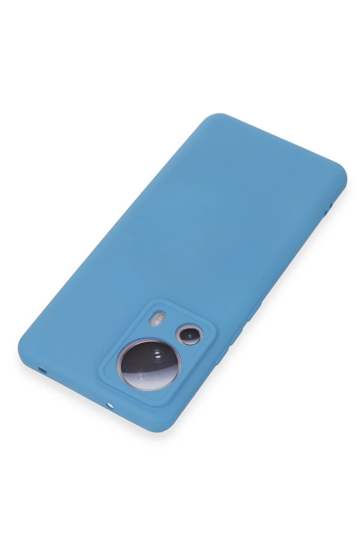 Newface Xiaomi Mi 13 Lite Kılıf Nano içi Kadife Silikon - Mavi