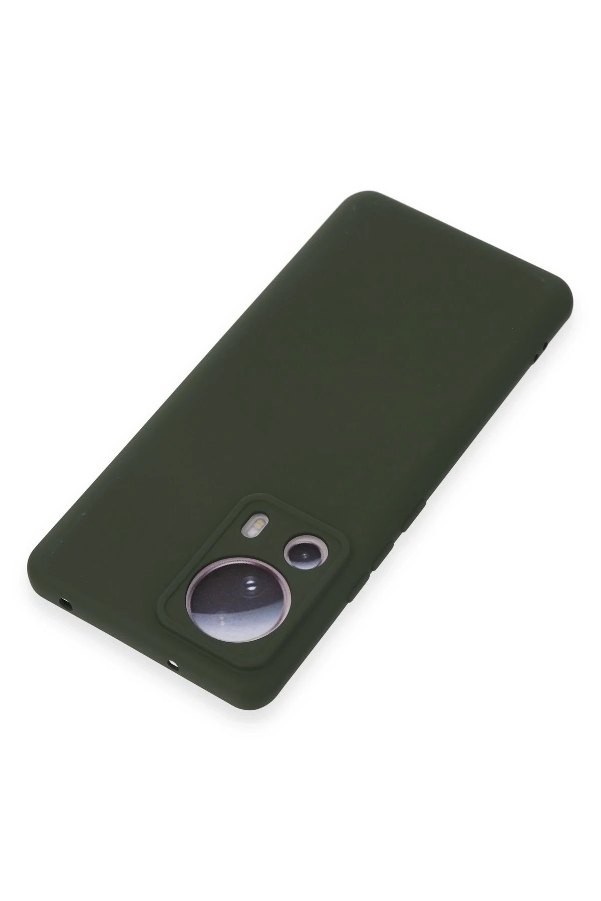 Newface Xiaomi Mi 13 Lite Kılıf Nano içi Kadife Silikon - Koyu Yeşil