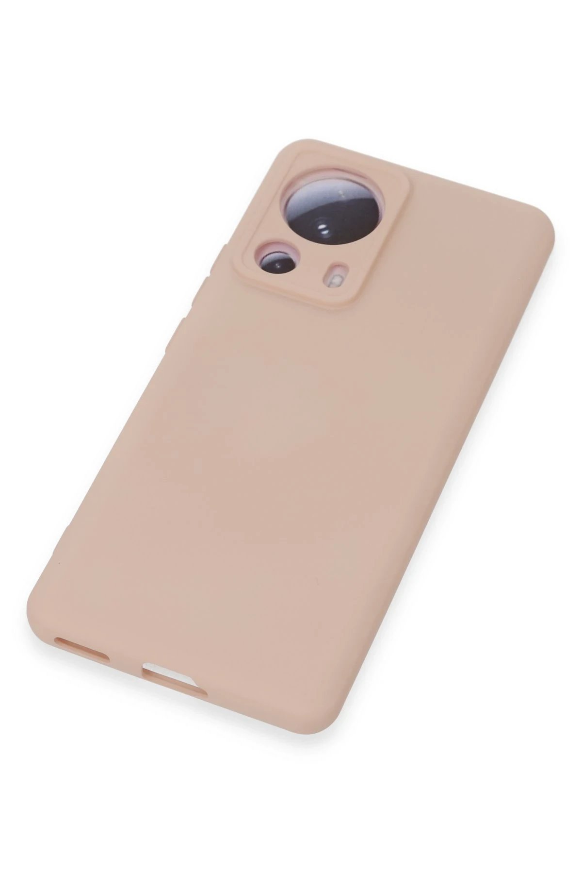 Newface Xiaomi Mi 13 Lite Kılıf Nano içi Kadife Silikon - Pudra