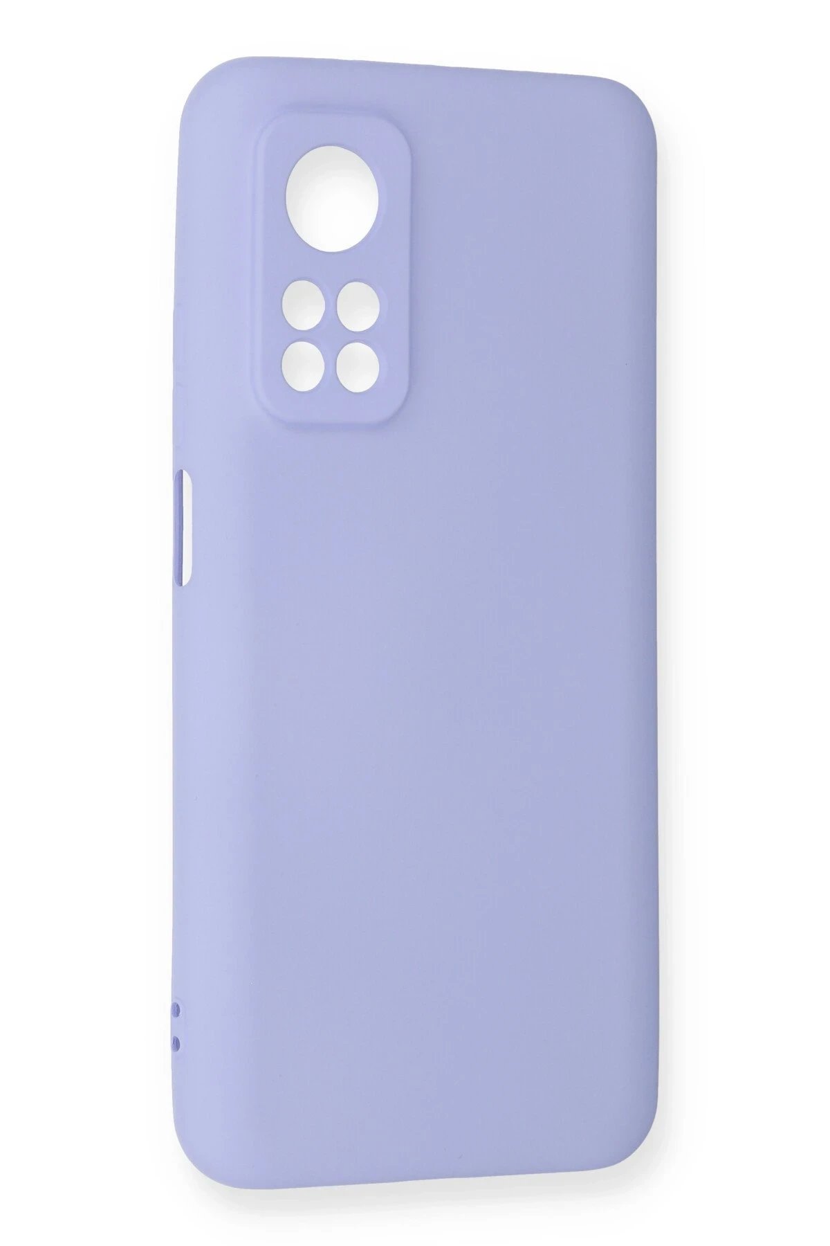 Newface Xiaomi Mi 10T Kılıf Nano içi Kadife Silikon - Lila