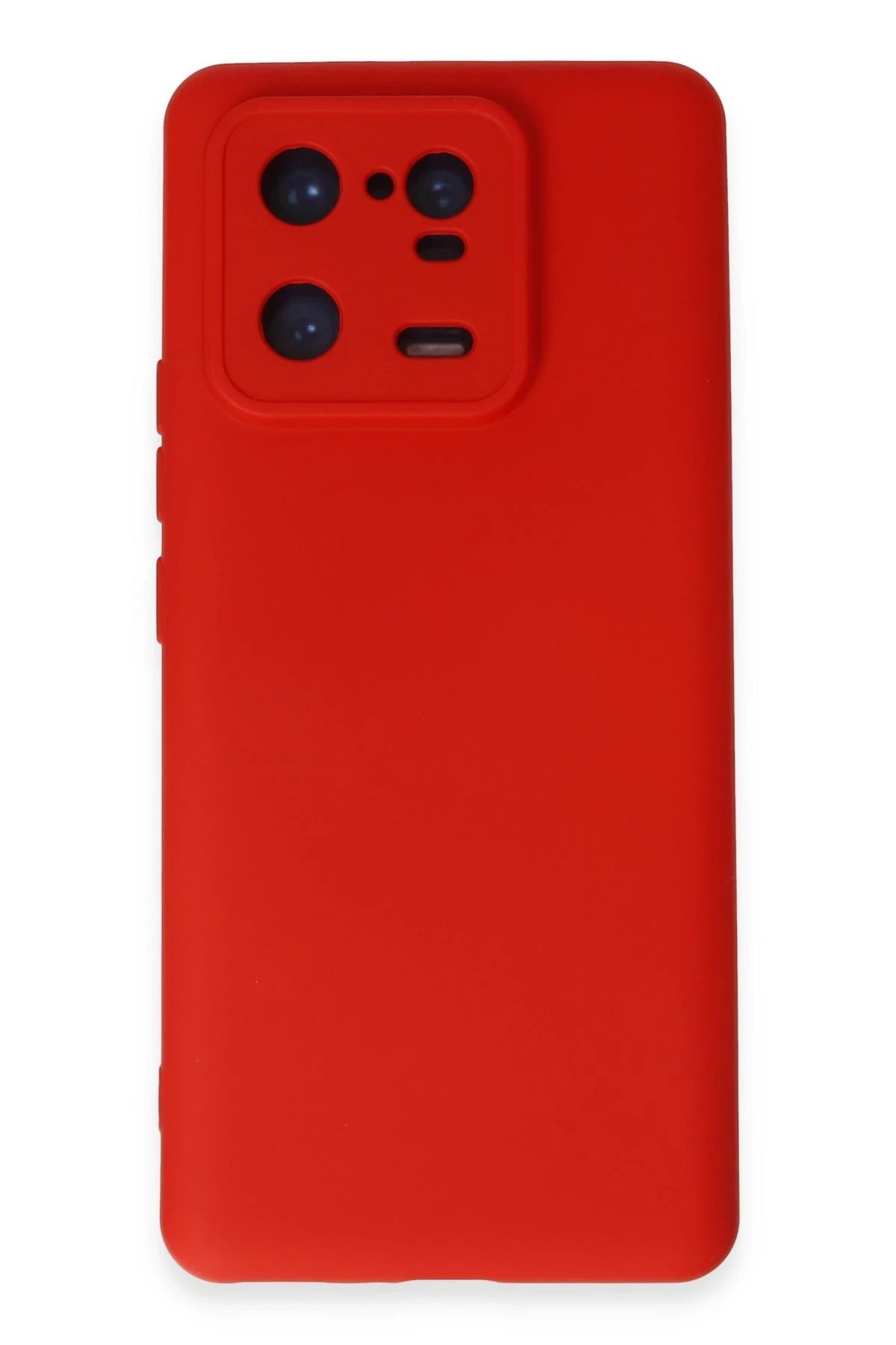 Newface Xiaomi Mi 13 Pro Kılıf Nano içi Kadife Silikon - Kırmızı