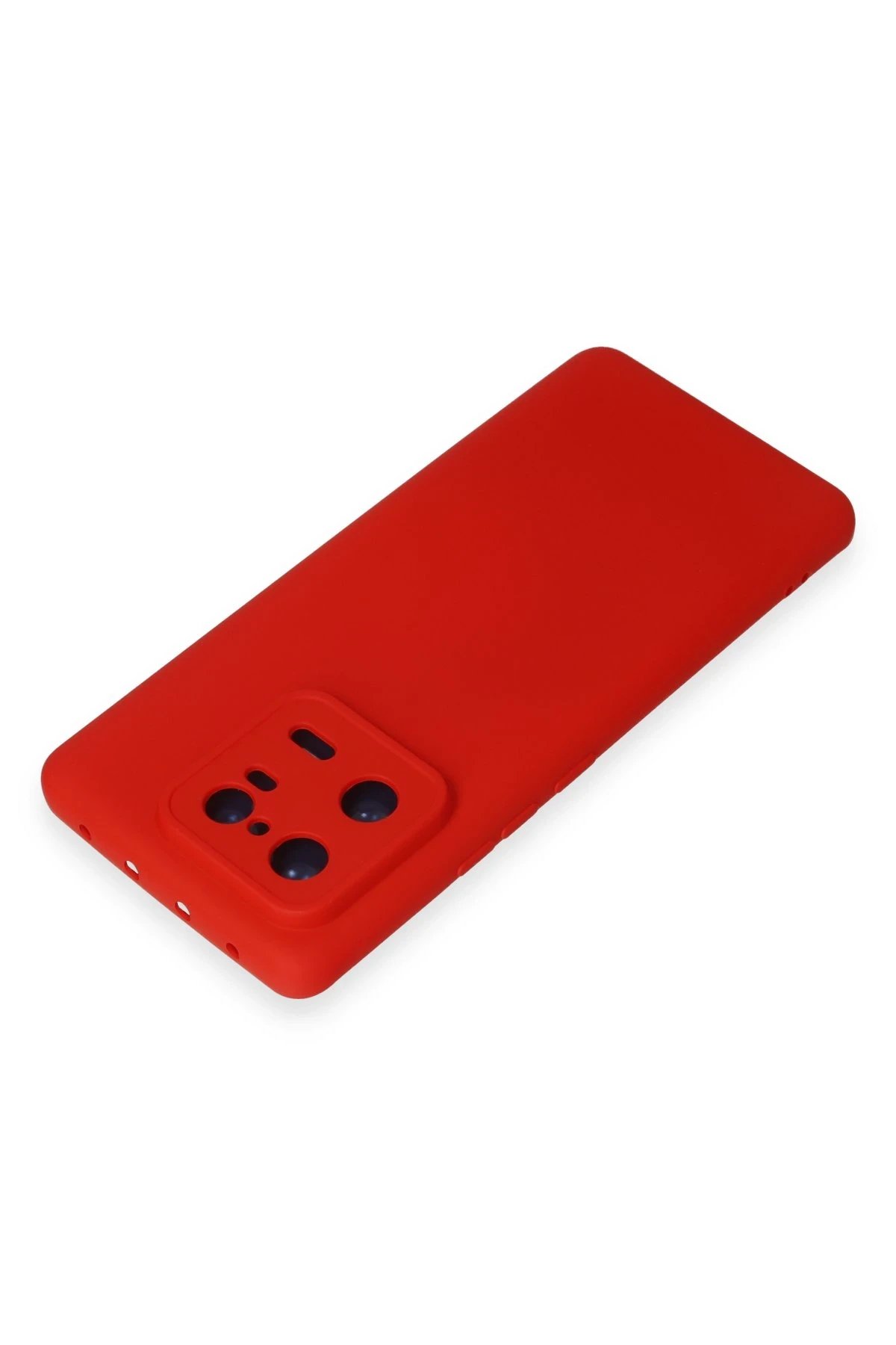 Newface Xiaomi Mi 13 Pro Kılıf Nano içi Kadife Silikon - Kırmızı