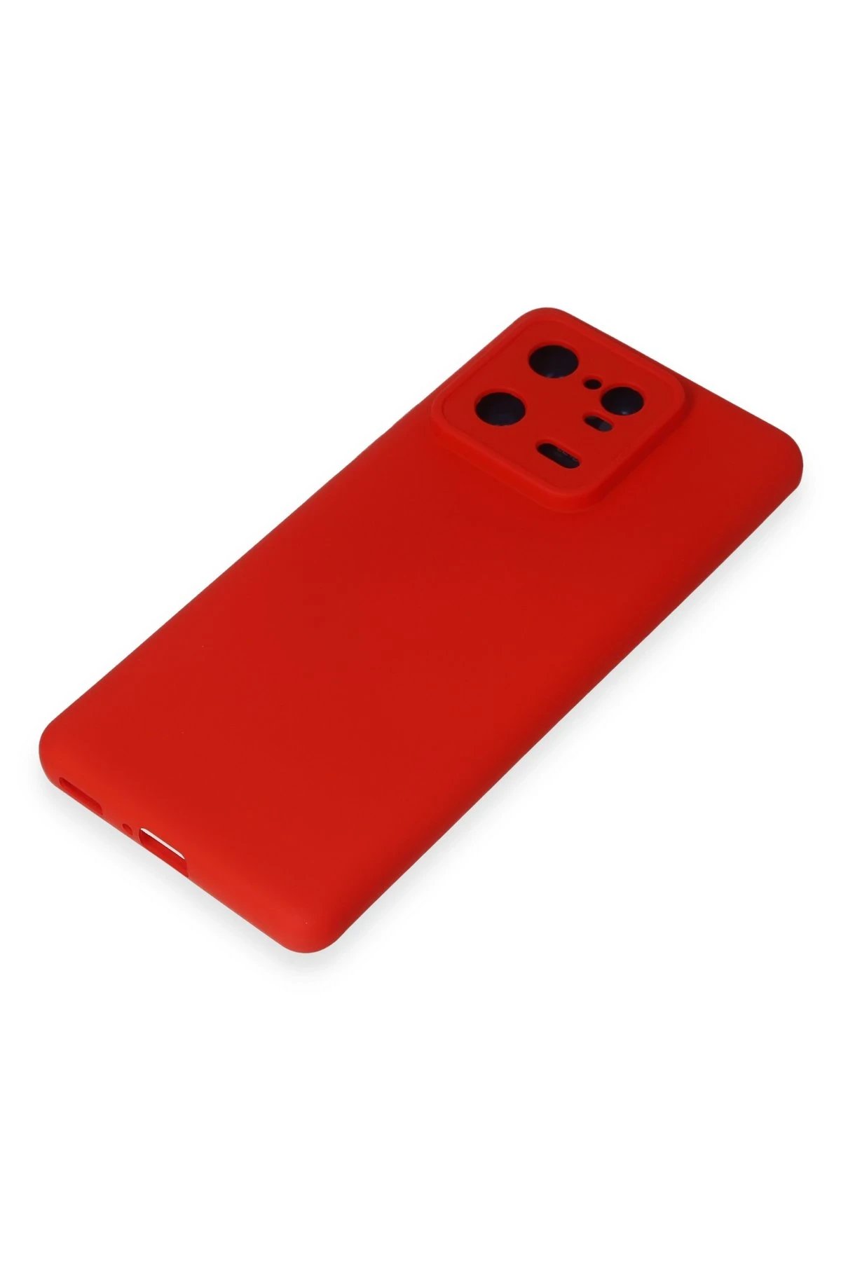 Newface Xiaomi Mi 13 Pro Kılıf Nano içi Kadife Silikon - Kırmızı