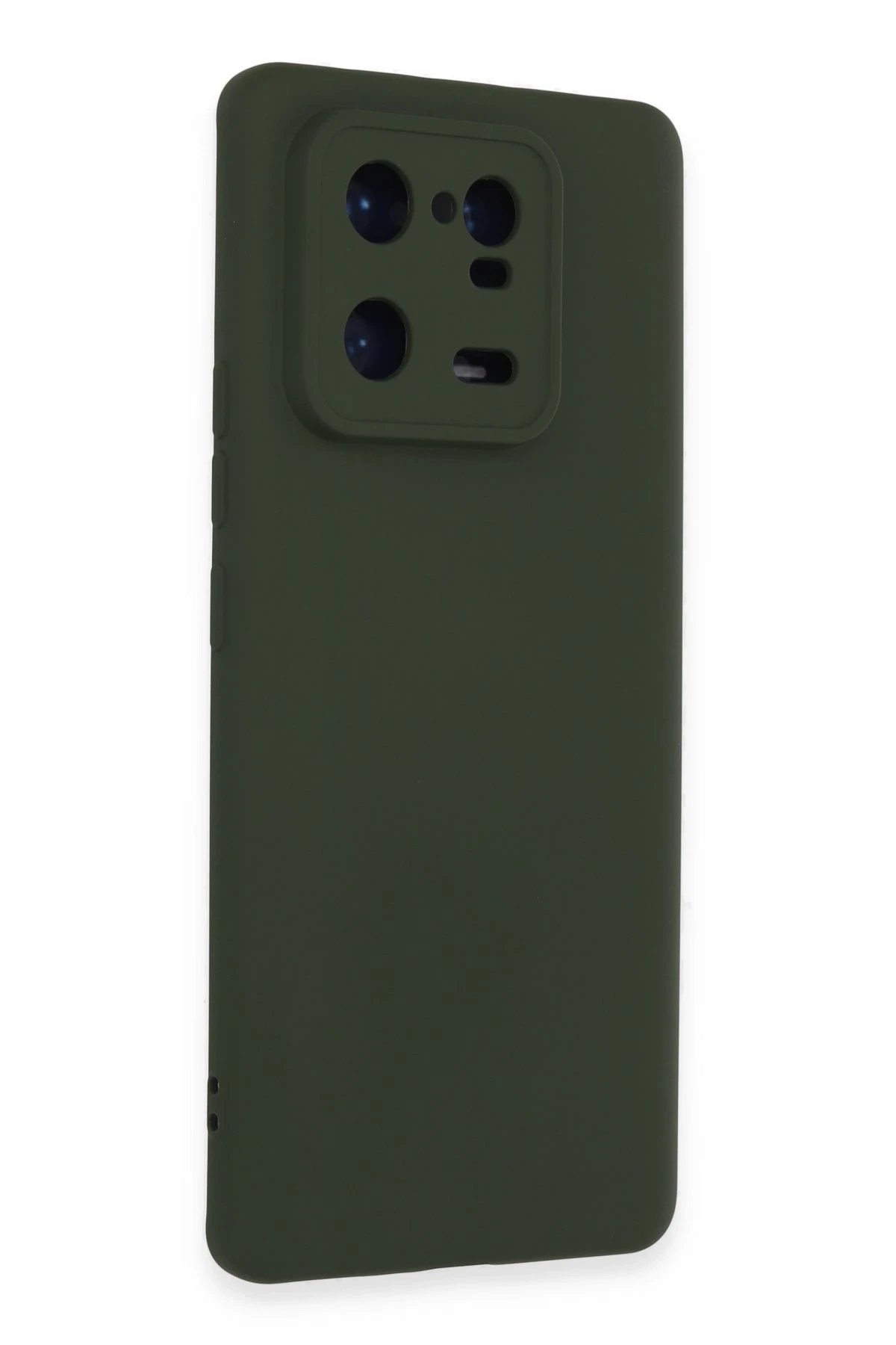 Newface Xiaomi Mi 13 Pro Kılıf Nano içi Kadife Silikon - Koyu Yeşil