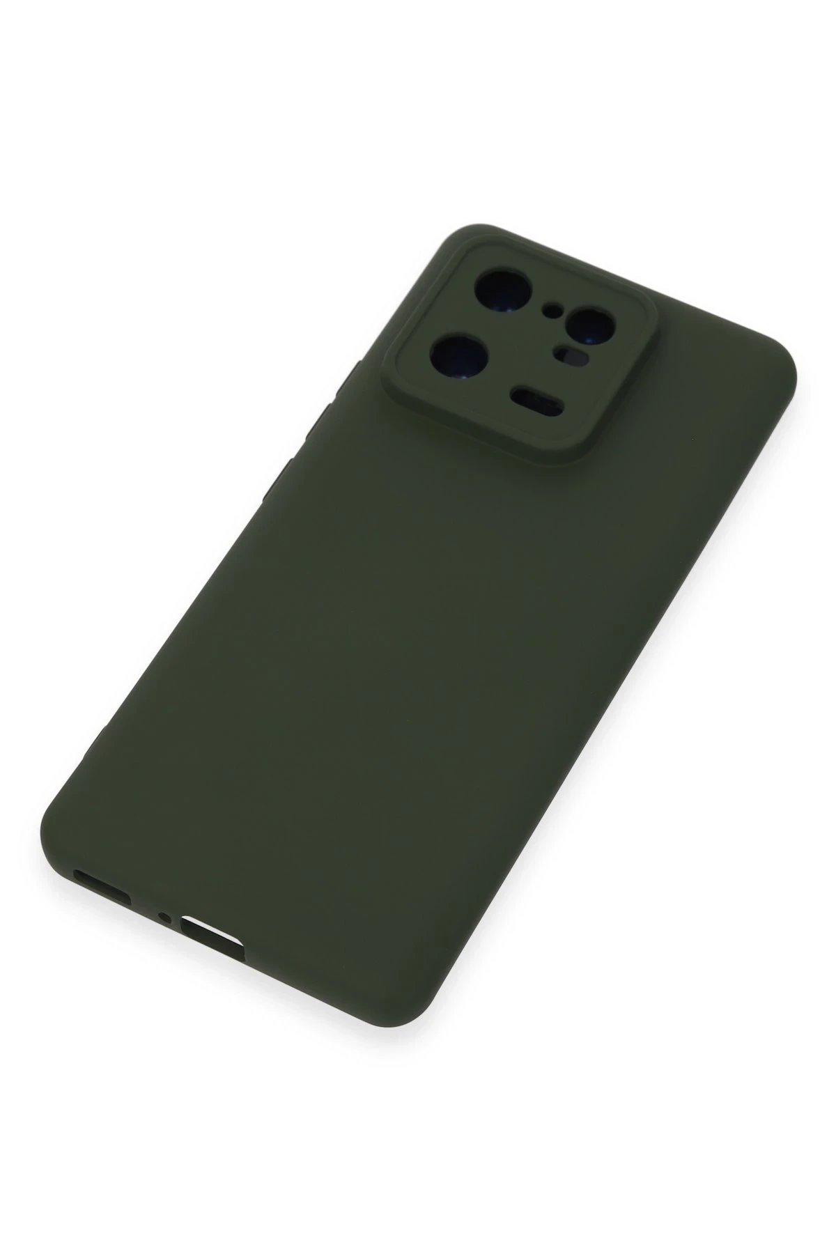 Newface Xiaomi Mi 13 Pro Kılıf Nano içi Kadife Silikon - Koyu Yeşil