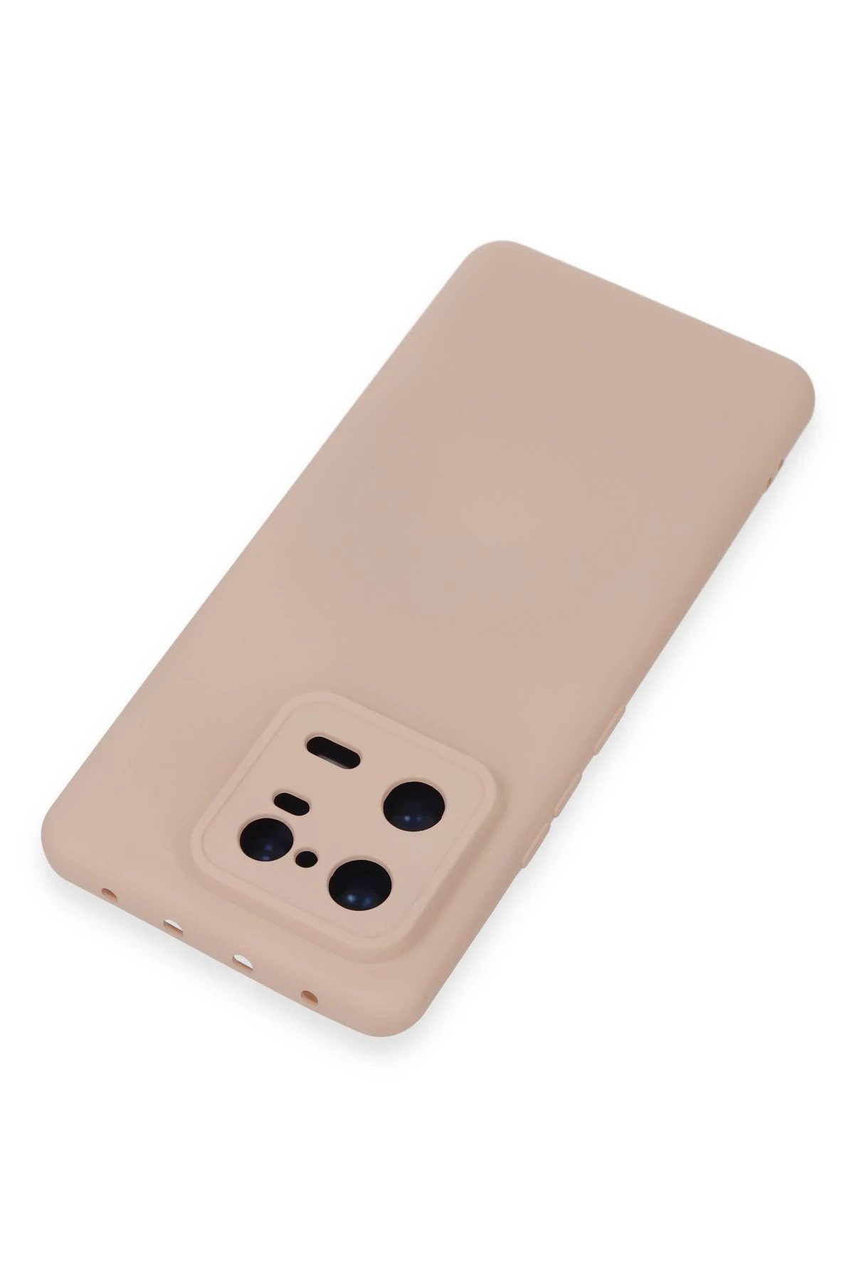 Newface Xiaomi Mi 13 Pro Kılıf Nano içi Kadife Silikon - Pudra