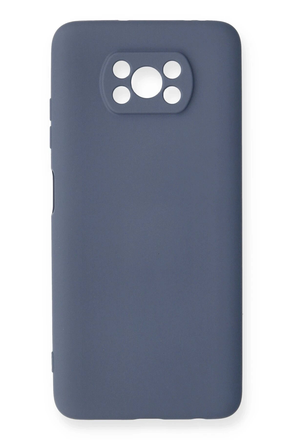 Newface Xiaomi Pocophone X3 Kılıf Nano içi Kadife Silikon - Gri