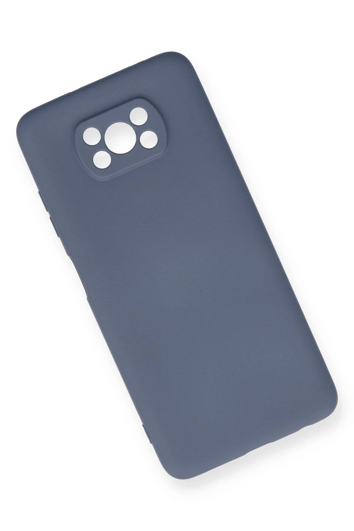 Newface Xiaomi Pocophone X3 Kılıf Nano içi Kadife Silikon - Gri