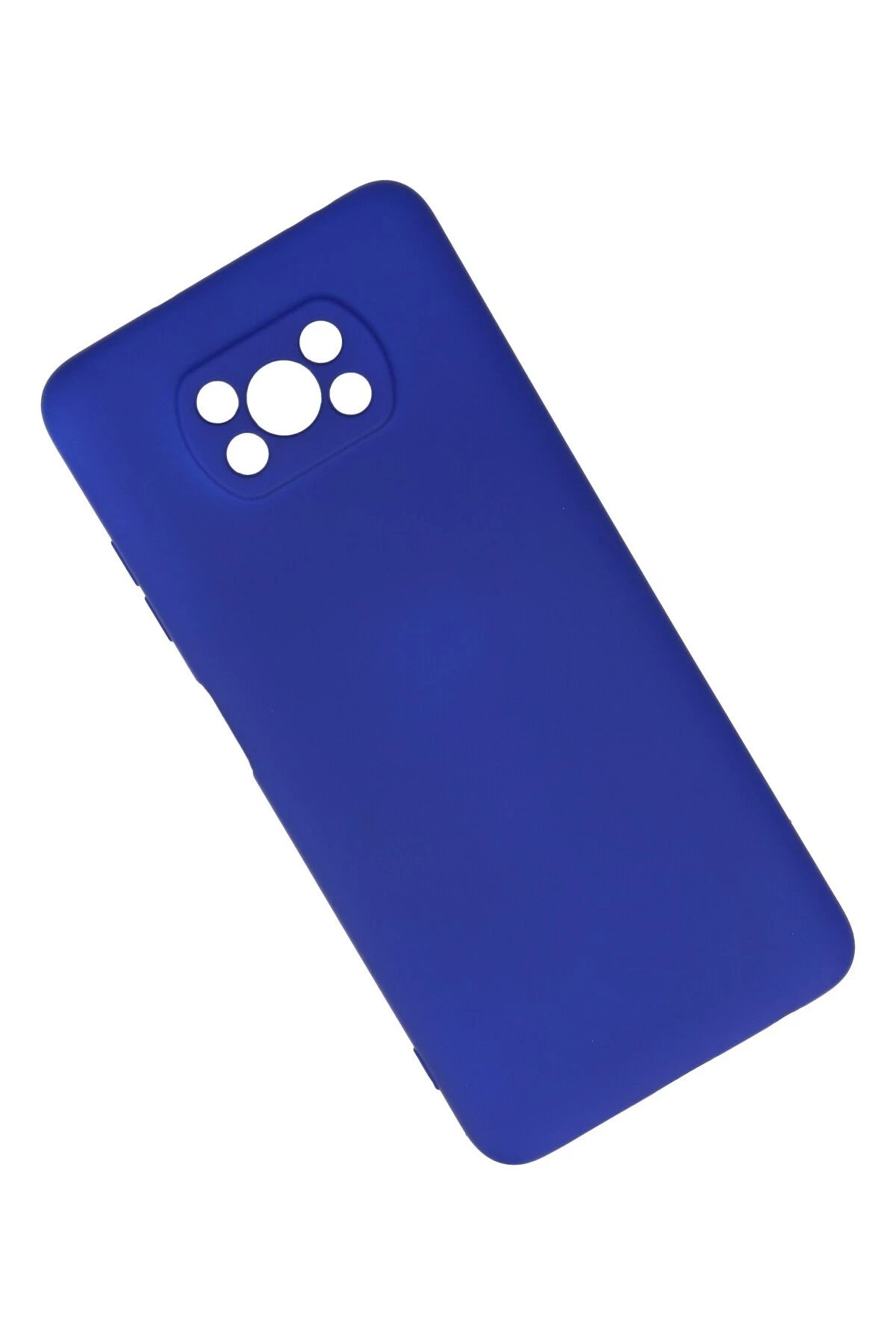 Newface Xiaomi Pocophone X3 Kılıf Nano içi Kadife Silikon - Lacivert