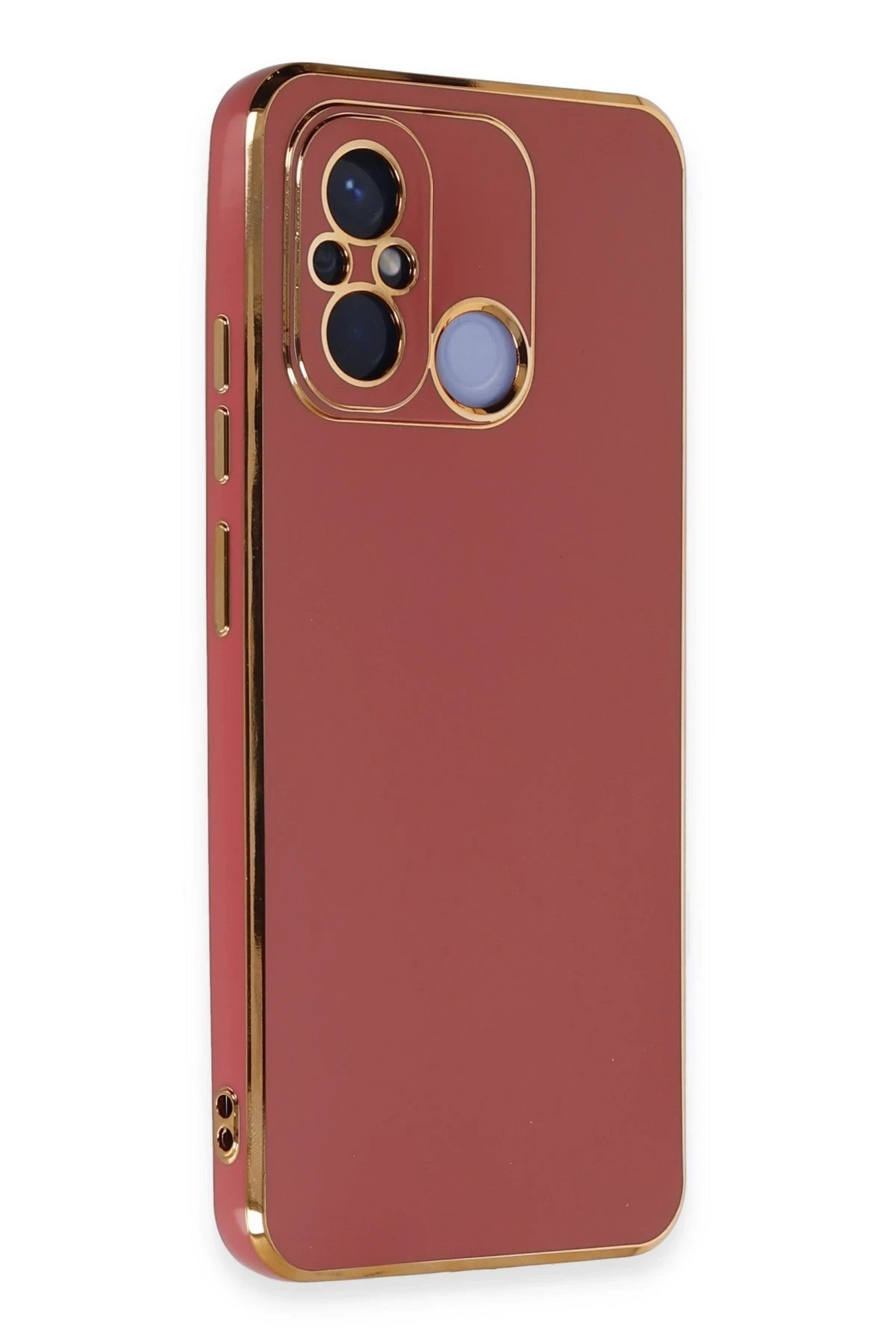 Newface Xiaomi Redmi 12C Kılıf Volet Silikon - Kırmızı