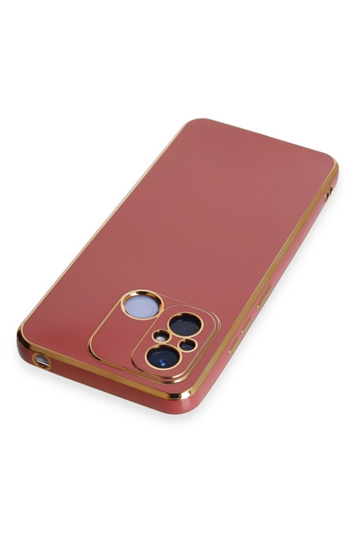 Newface Xiaomi Redmi 12C Kılıf Volet Silikon - Kırmızı