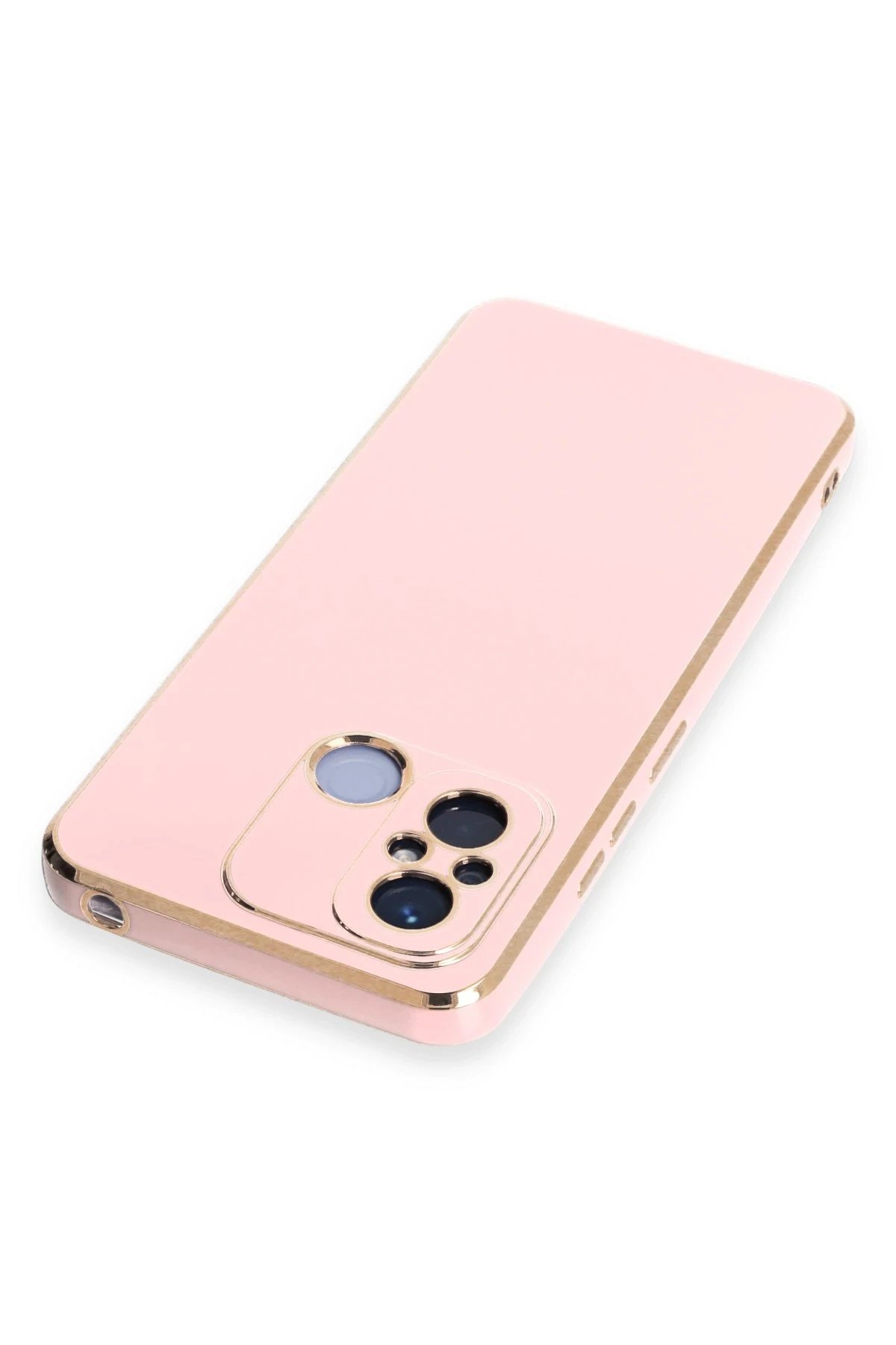 Newface Xiaomi Redmi 12C Kılıf Volet Silikon - Pembe