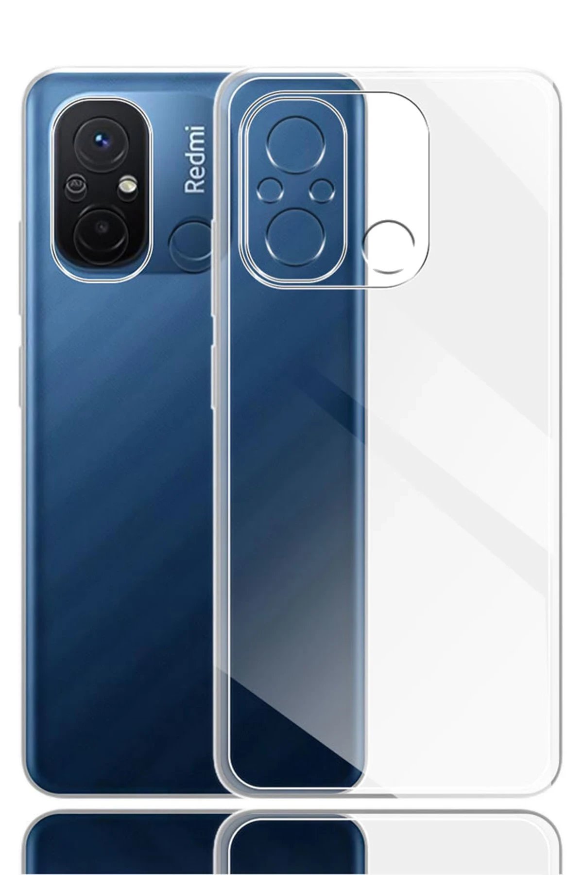 Newface Xiaomi Redmi 12C Kılıf Lüx Şeffaf Silikon