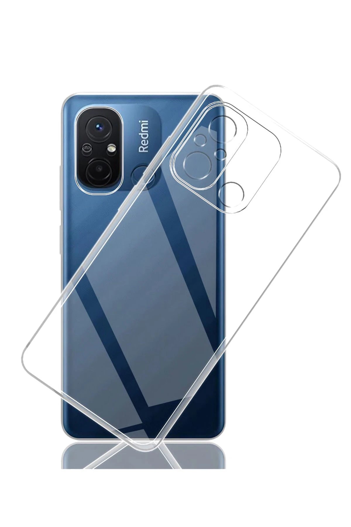 Newface Xiaomi Redmi 12C Kılıf Lüx Şeffaf Silikon