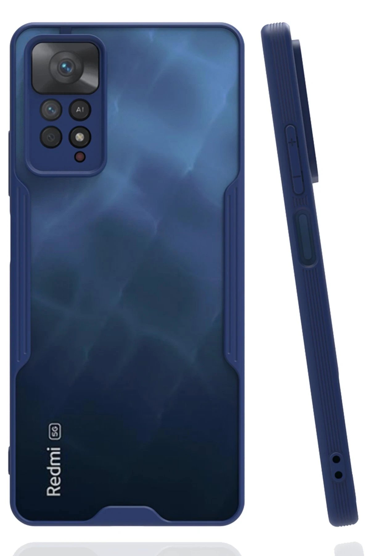 Newface Xiaomi Redmi Note 11 Pro Kılıf Platin Silikon - Lacivert