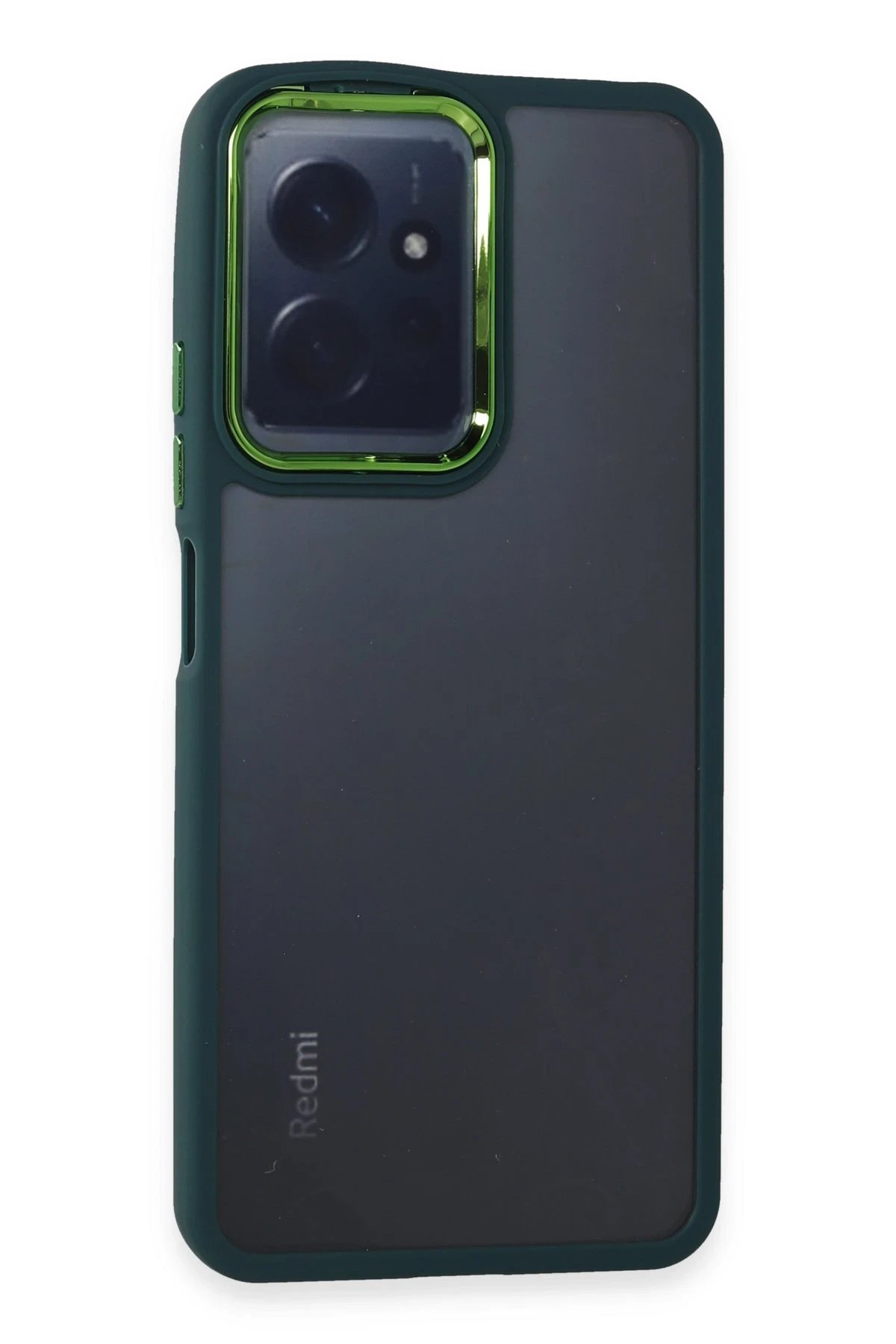 Newface Xiaomi Redmi Note 12 4G Kılıf Dora Kapak - Haki Yeşil