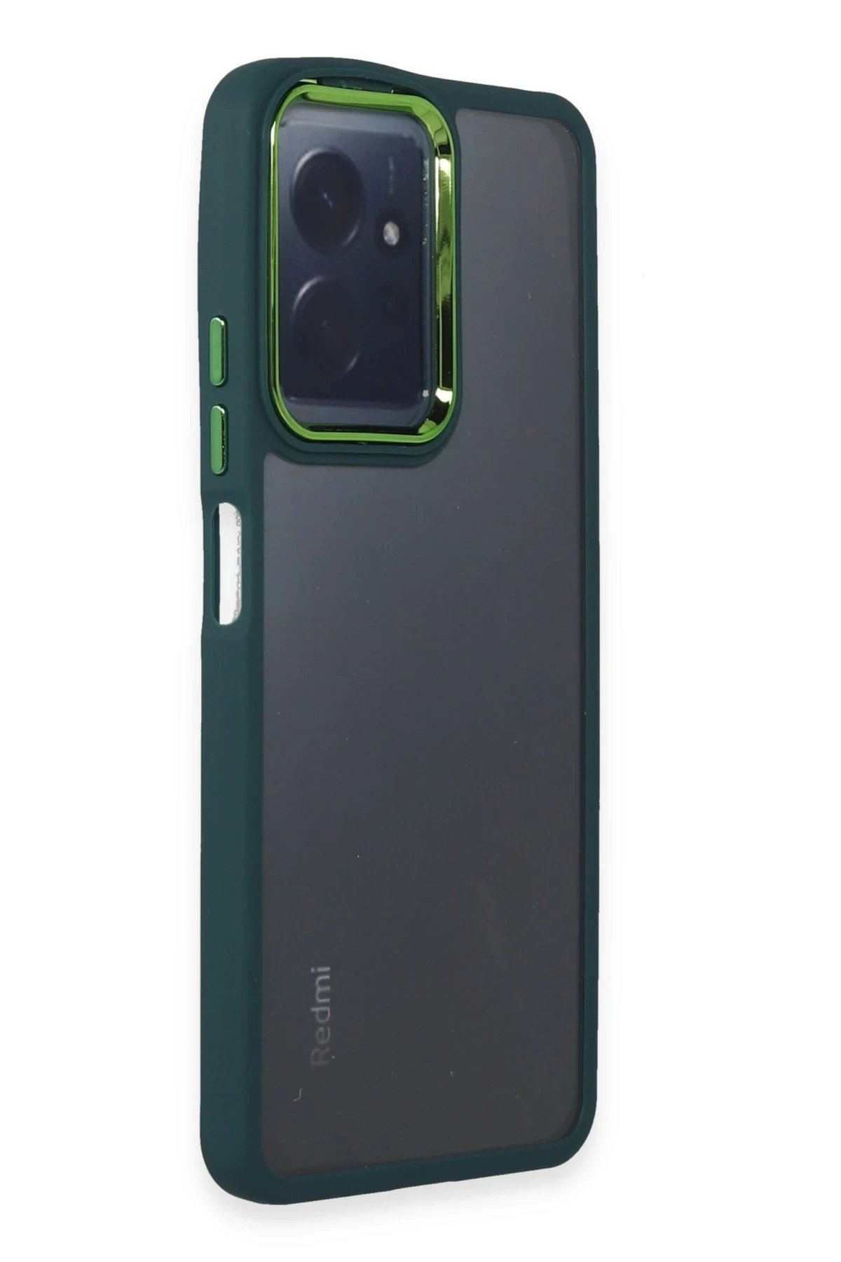 Newface Xiaomi Redmi Note 12 4G Kılıf Dora Kapak - Haki Yeşil