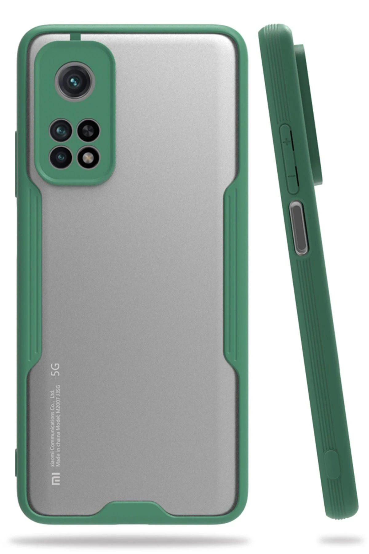 Newface Xiaomi Mi 10T Pro Kılıf Platin Silikon - Yeşil