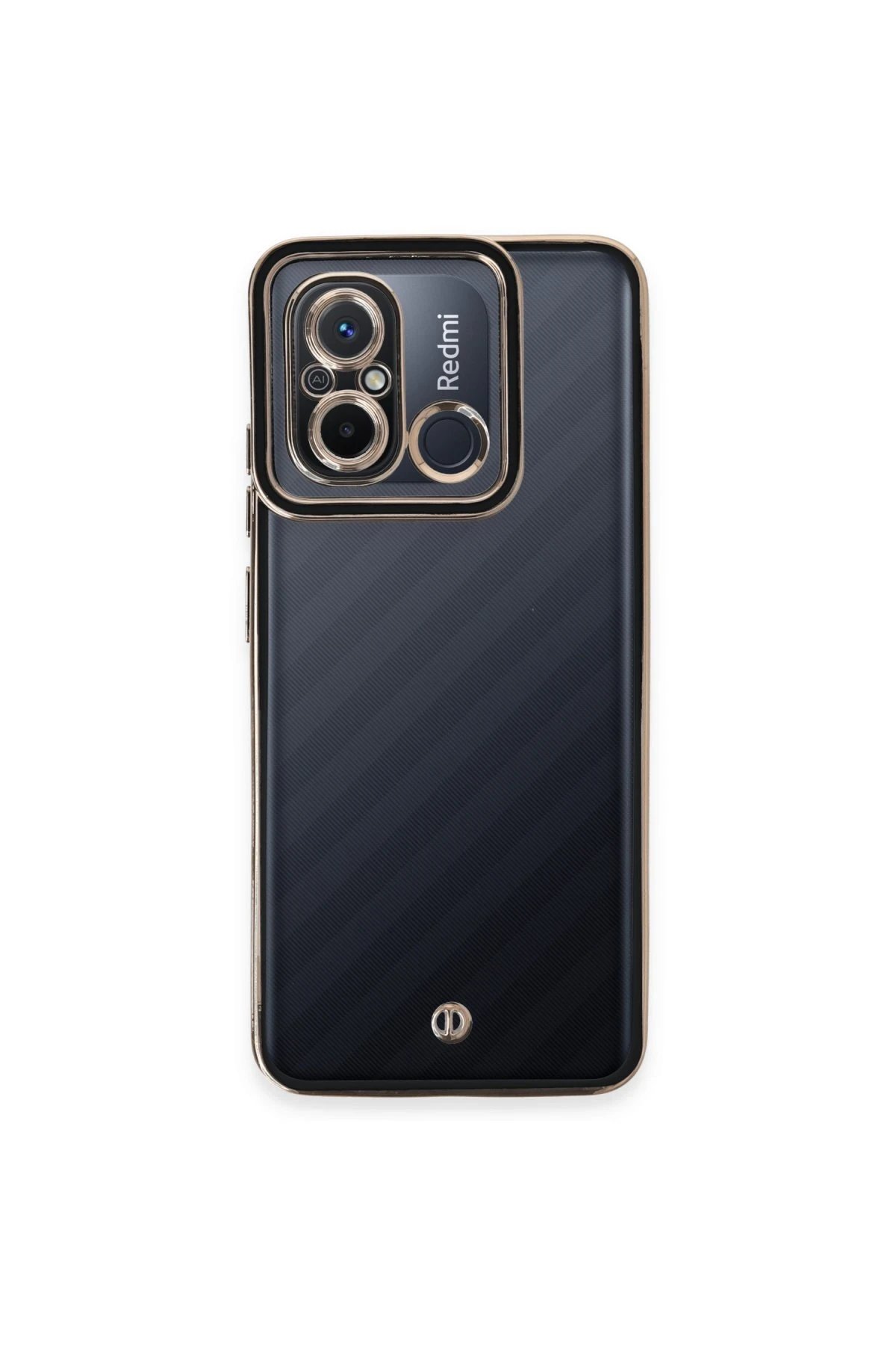 Newface Xiaomi Redmi 12C Kılıf Liva Lens Silikon - Siyah