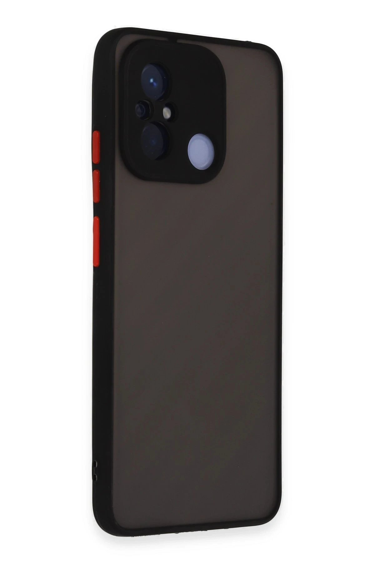 Newface Xiaomi Redmi 12C Kılıf Montreal Silikon Kapak - Siyah