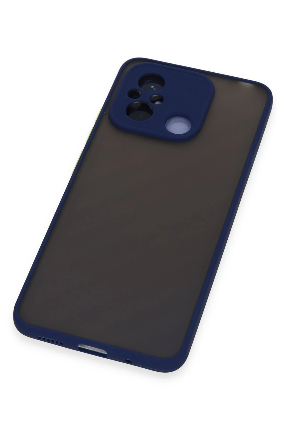 Newface Xiaomi Redmi 12C Kılıf Montreal Silikon Kapak - Lacivert