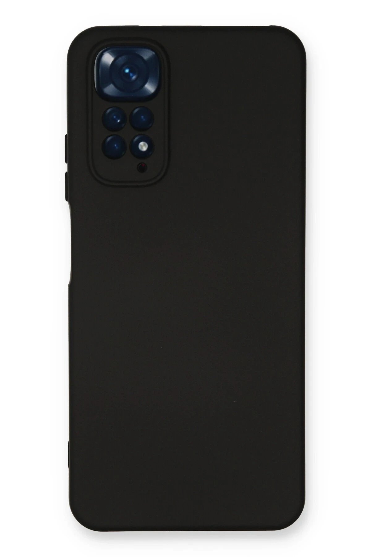 Newface Xiaomi Redmi Note 11 Kılıf Nano içi Kadife Silikon - Siyah