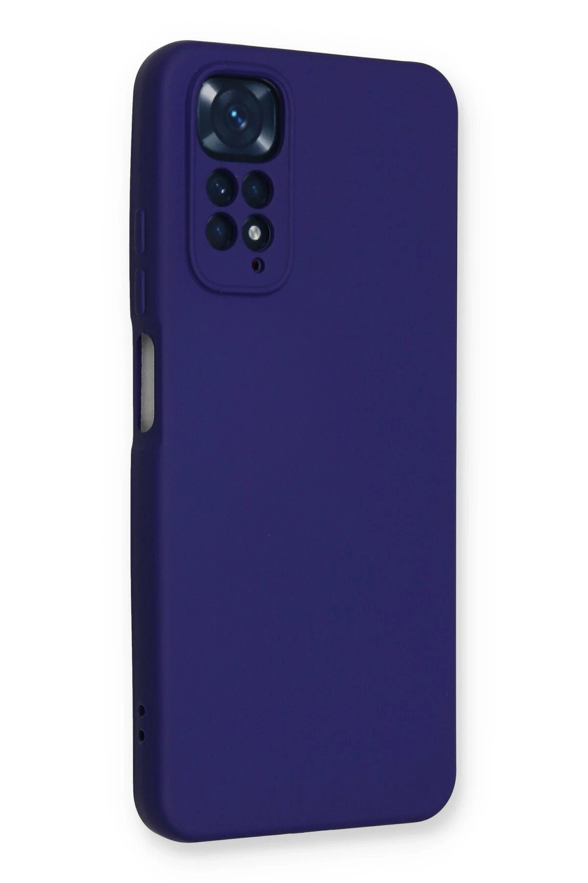 Newface Xiaomi Redmi Note 11 Kılıf Nano içi Kadife Silikon - Mor