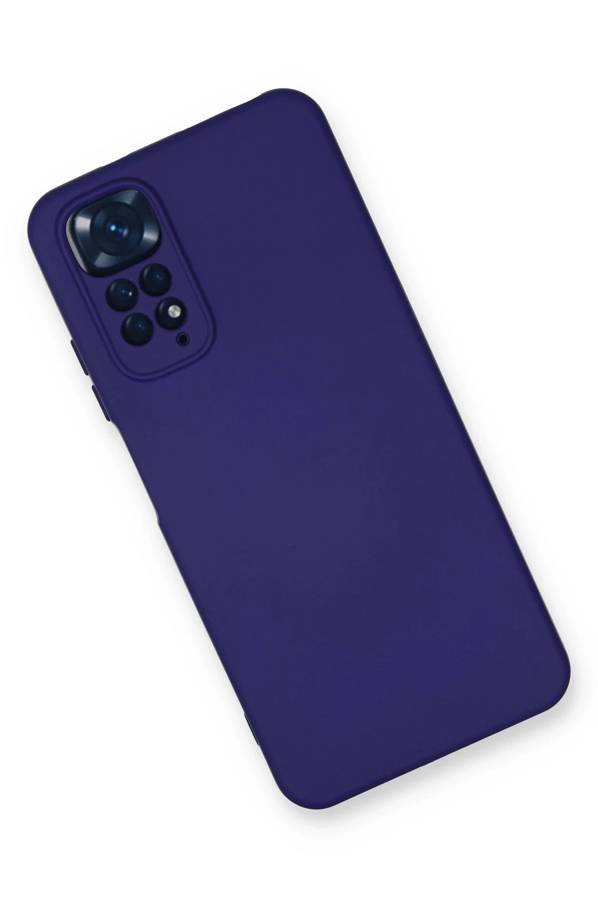 Newface Xiaomi Redmi Note 11 Kılıf Nano içi Kadife Silikon - Mor