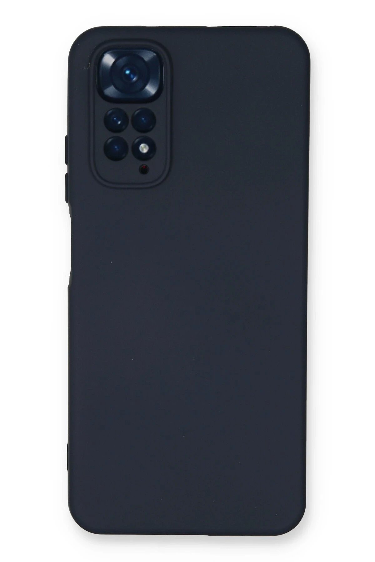 Newface Xiaomi Redmi Note 11 Kılıf Nano içi Kadife Silikon - Lacivert