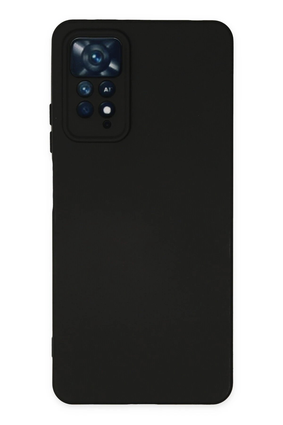 Newface Xiaomi Redmi Note 11 Pro Kılıf Nano içi Kadife Silikon - Siyah