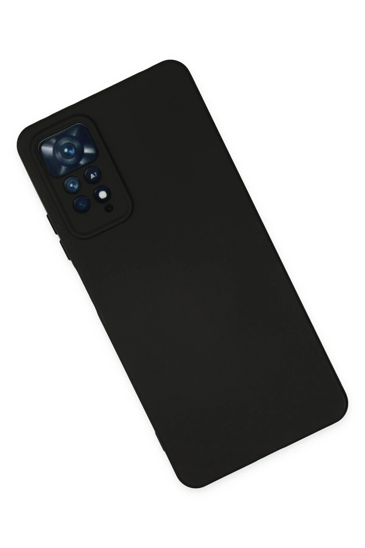 Newface Xiaomi Redmi Note 11 Pro Kılıf Nano içi Kadife Silikon - Siyah