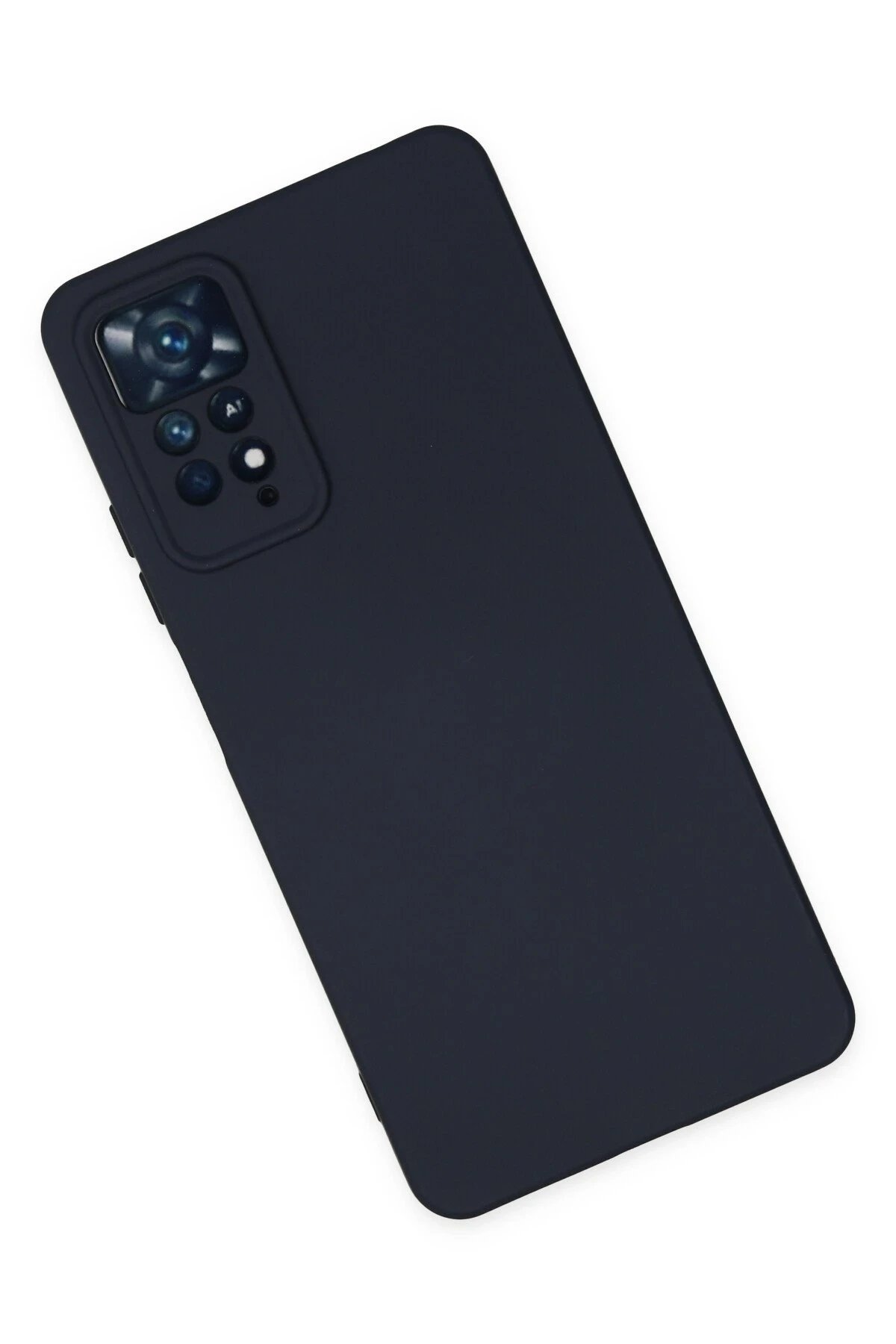 Newface Xiaomi Redmi Note 11 Pro Kılıf Nano içi Kadife Silikon - Lacivert