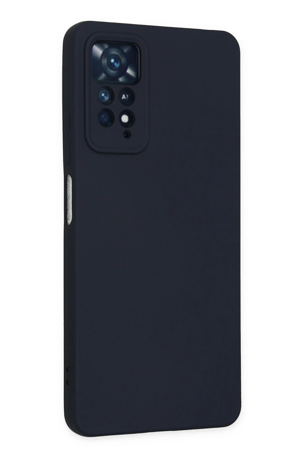 Newface Xiaomi Redmi Note 11 Pro Kılıf Nano içi Kadife Silikon - Lacivert