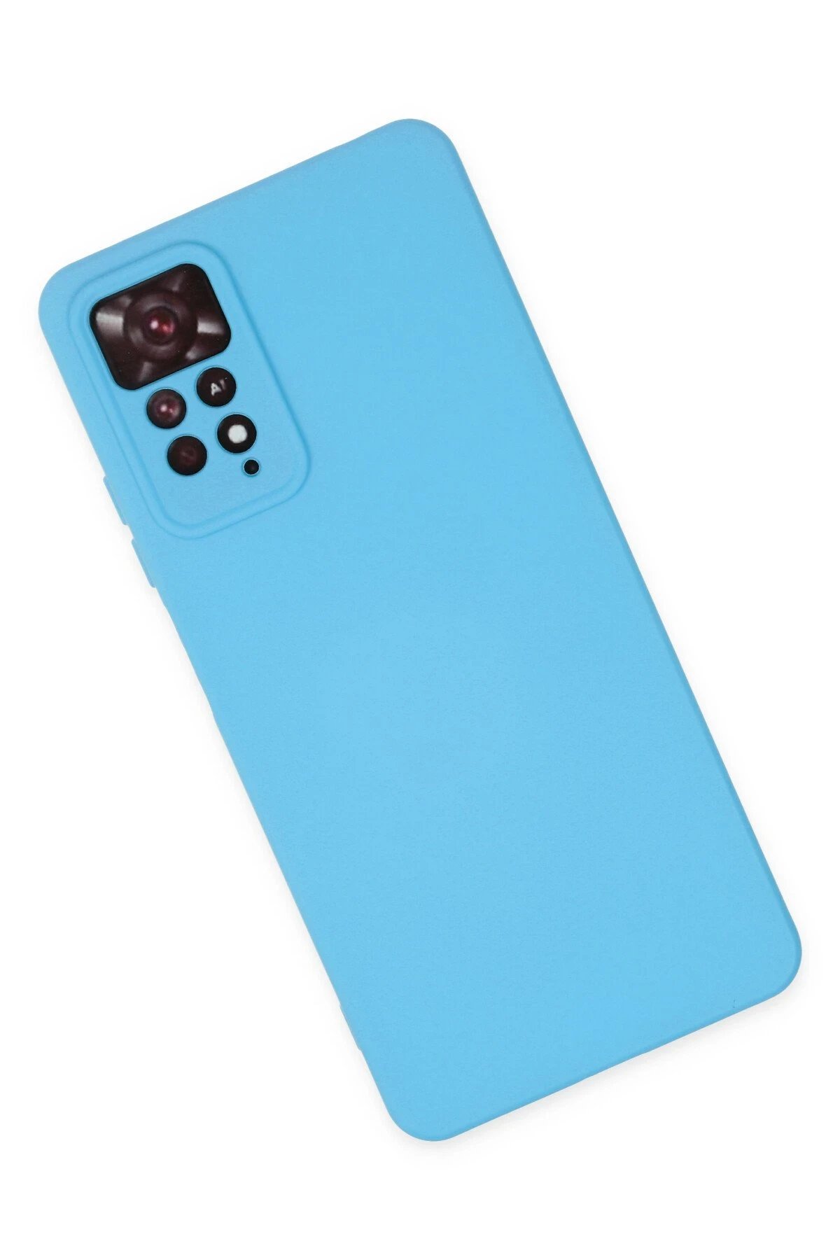 Newface Xiaomi Redmi Note 11 Pro Kılıf Nano içi Kadife Silikon - Mavi