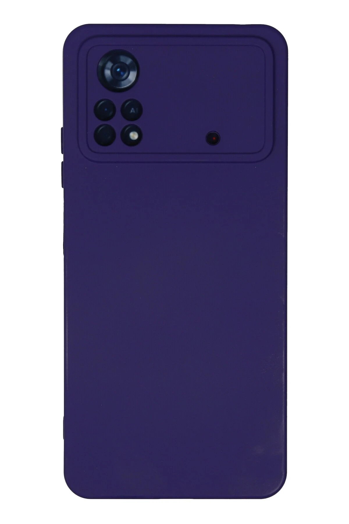 Newface Xiaomi Poco X4 Pro 5G Kılıf Nano içi Kadife Silikon - Mor