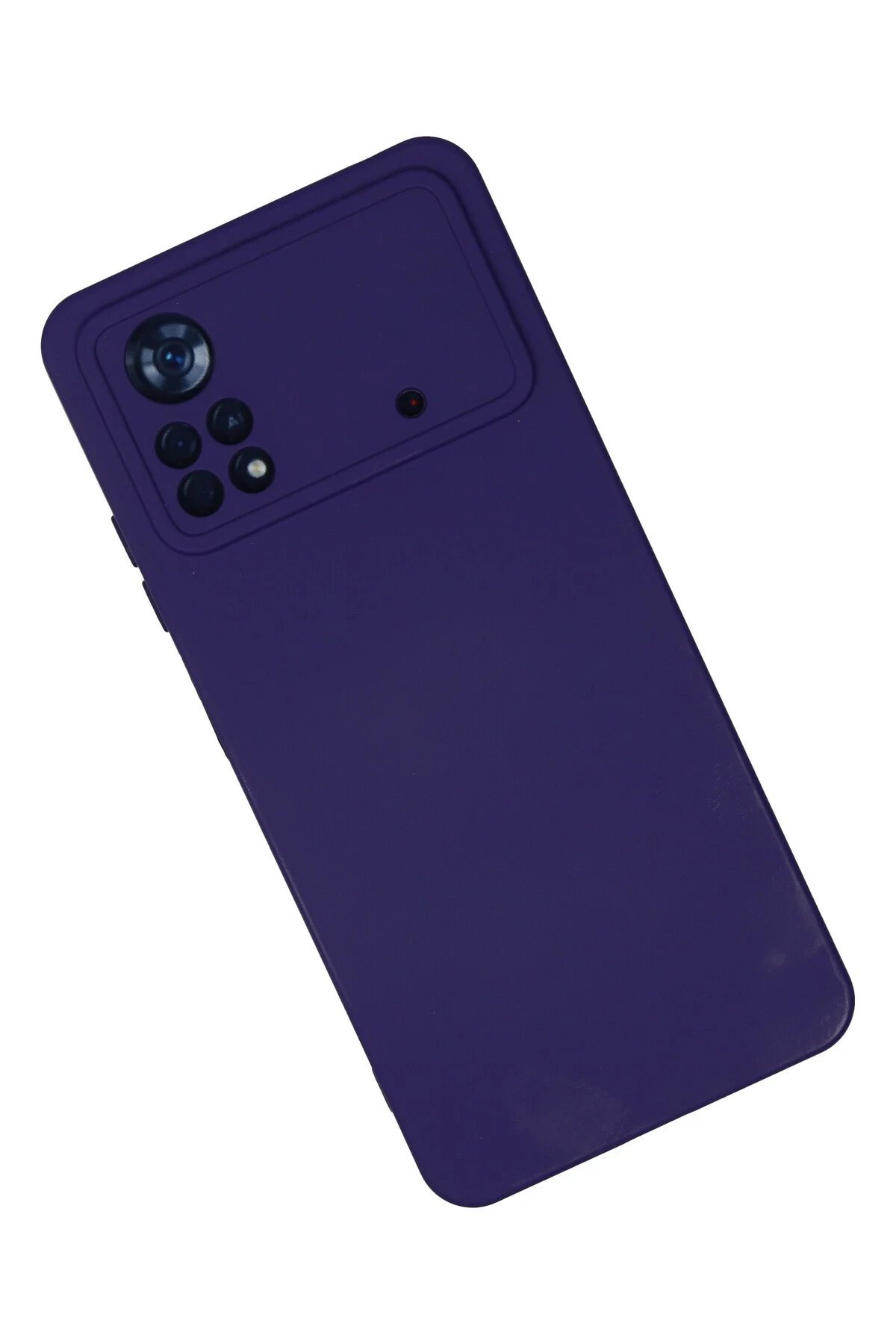 Newface Xiaomi Poco X4 Pro 5G Kılıf Nano içi Kadife Silikon - Mor