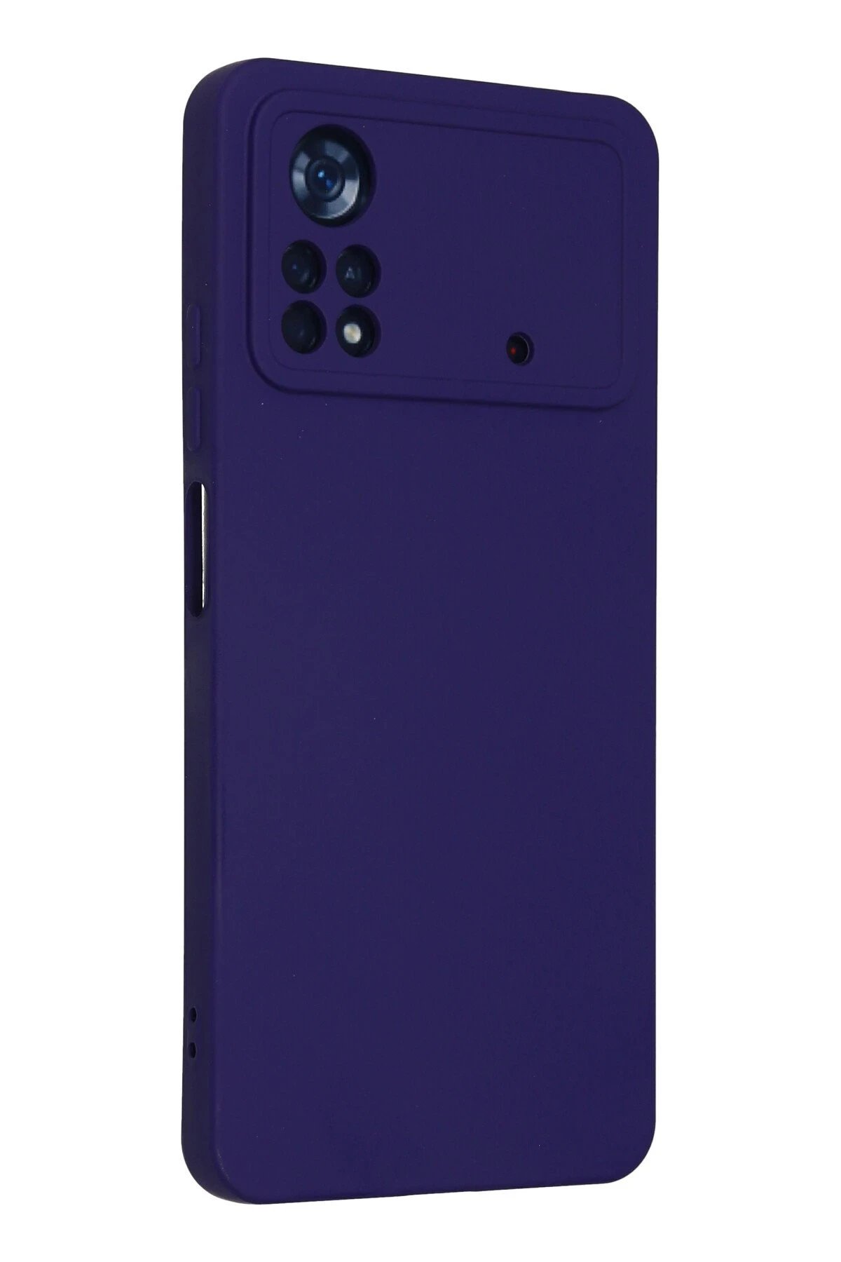 Newface Xiaomi Poco X4 Pro 5G Kılıf Nano içi Kadife Silikon - Mor