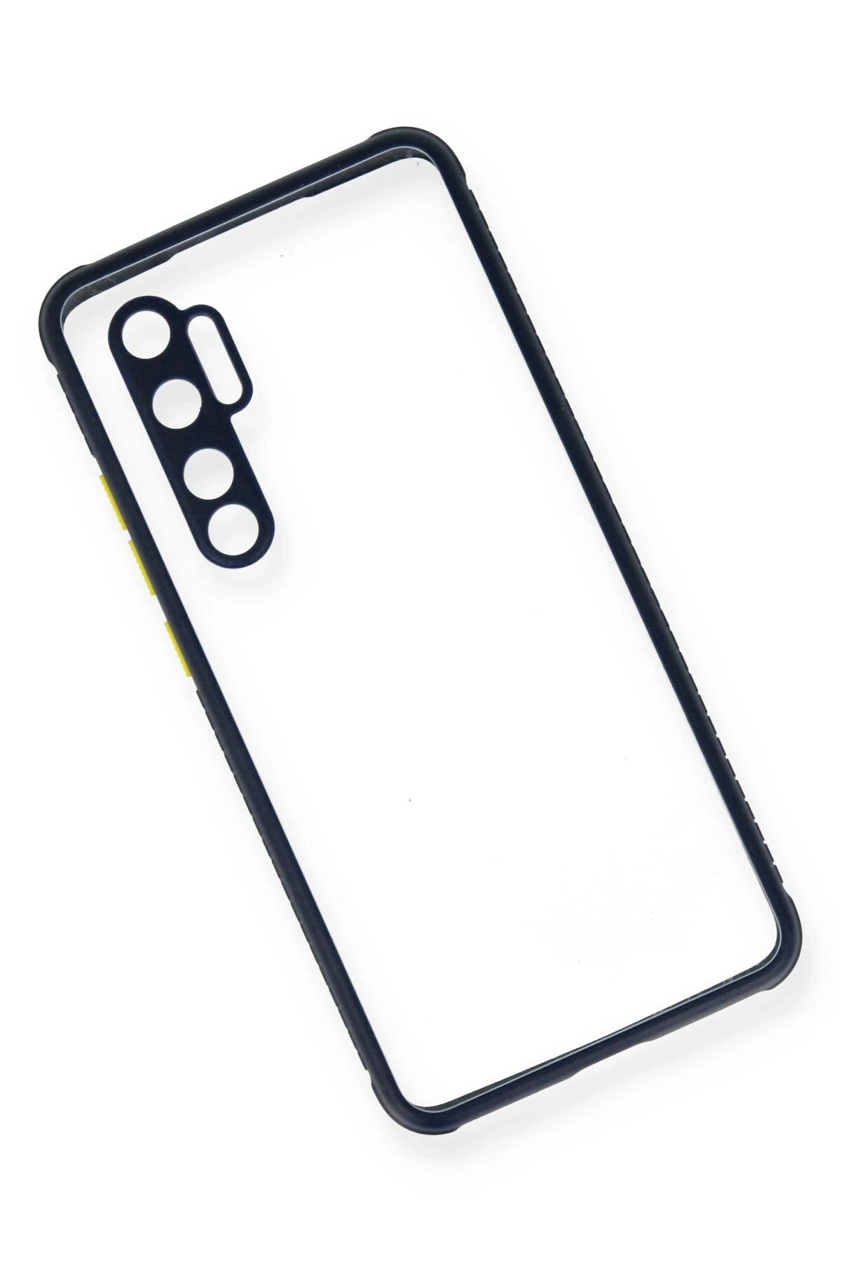 Newface Xiaomi Mi Note 10 Lite Kılıf Miami Şeffaf Silikon - Lacivert