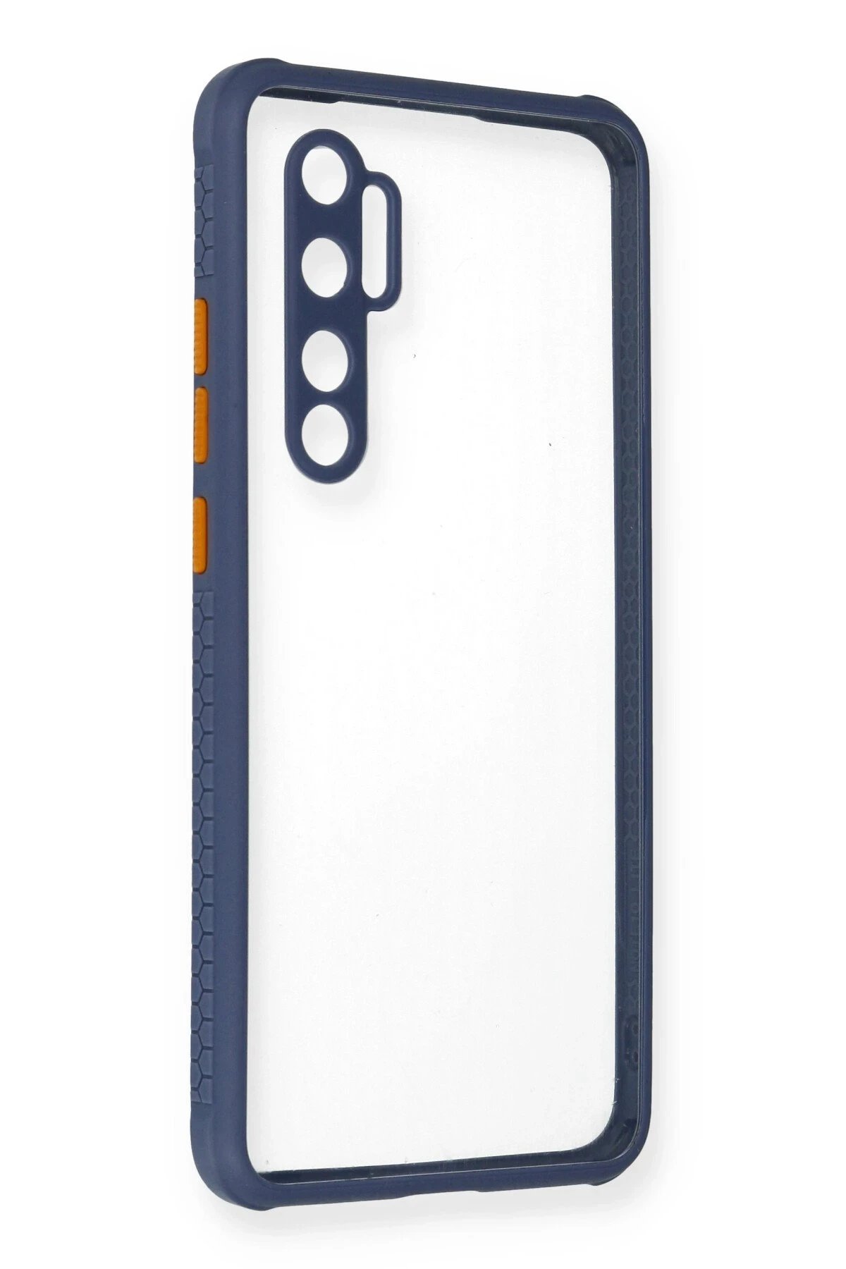 Newface Xiaomi Mi Note 10 Lite Kılıf Miami Şeffaf Silikon - Gri