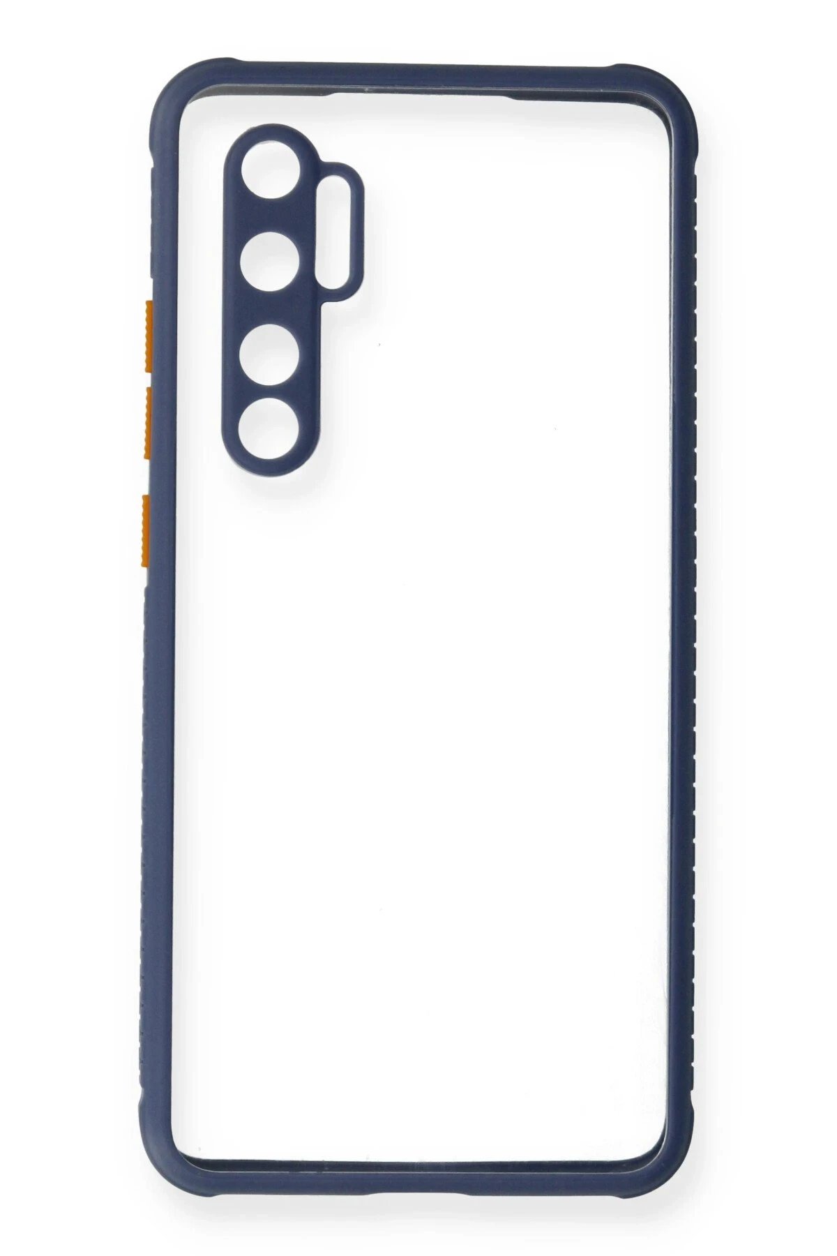 Newface Xiaomi Mi Note 10 Lite Kılıf Miami Şeffaf Silikon - Gri