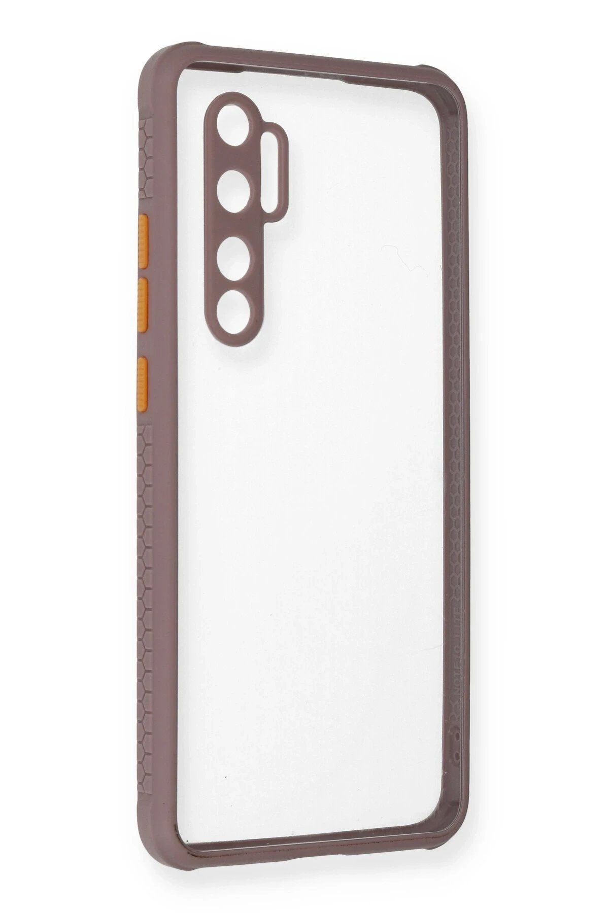 Newface Xiaomi Mi Note 10 Lite Kılıf Miami Şeffaf Silikon - Açık Mor