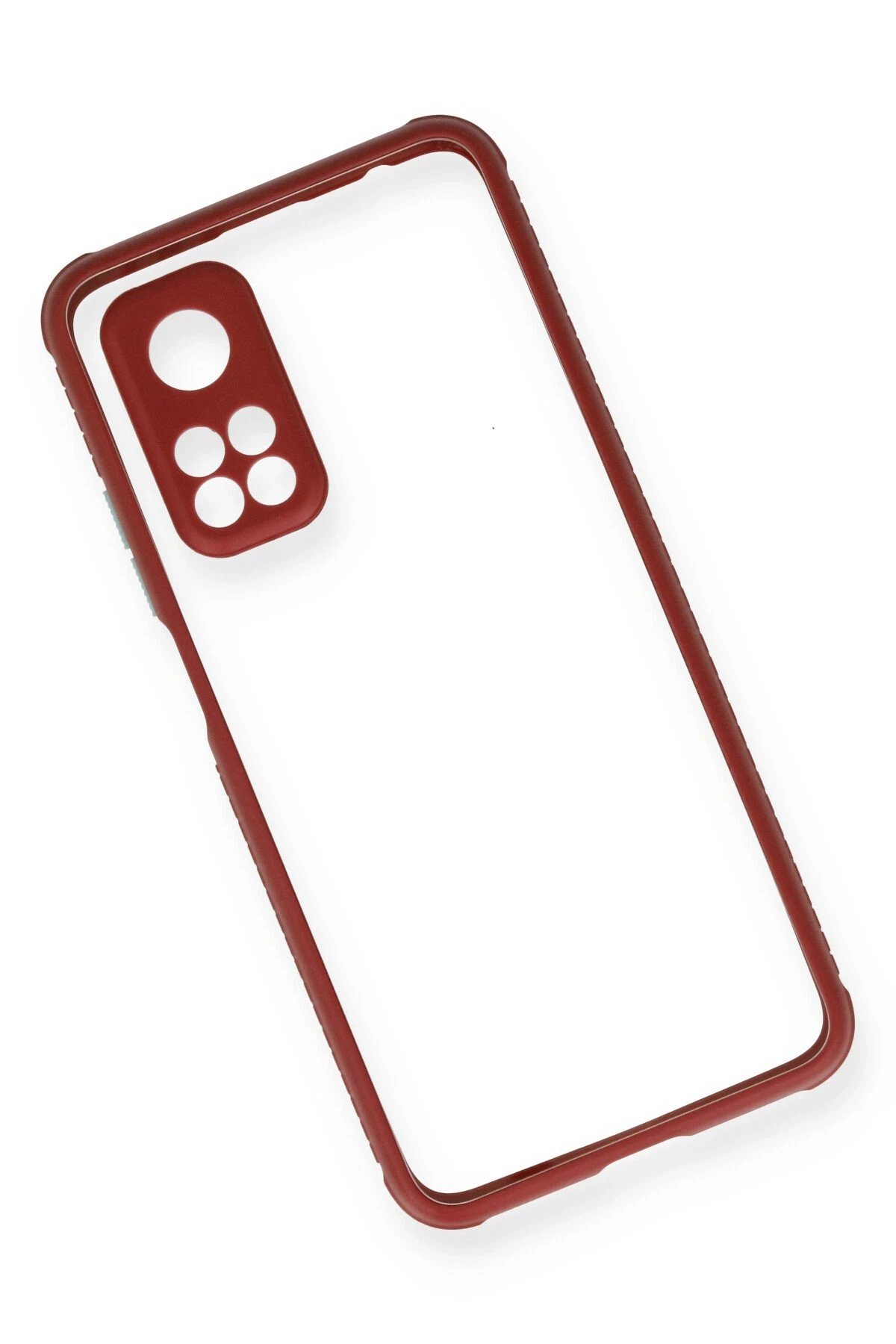 Newface Xiaomi Mi 10T Pro Kılıf Miami Şeffaf Silikon - Fuşya