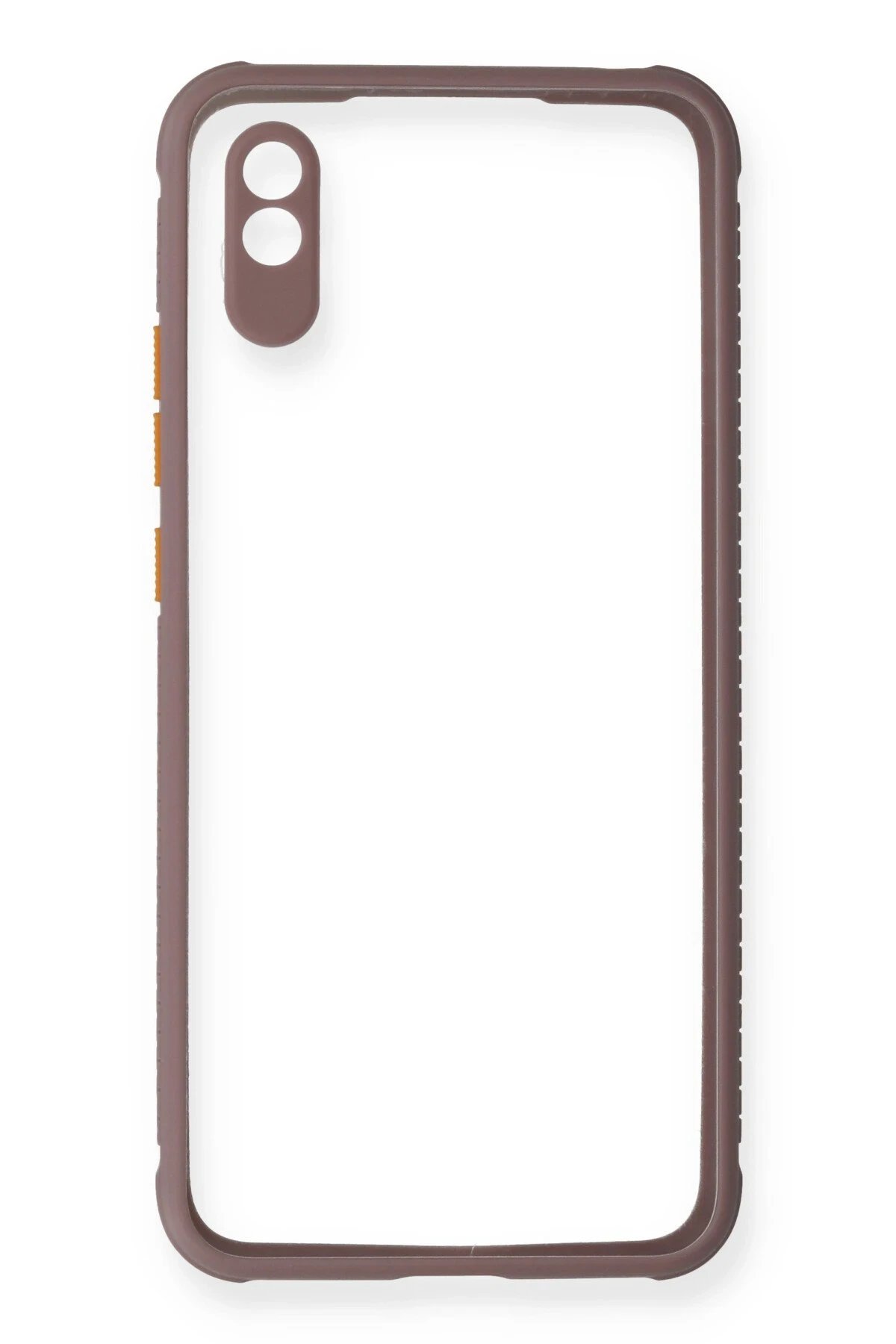 Newface Xiaomi Redmi 9A Kılıf Miami Şeffaf Silikon - Açık Mor