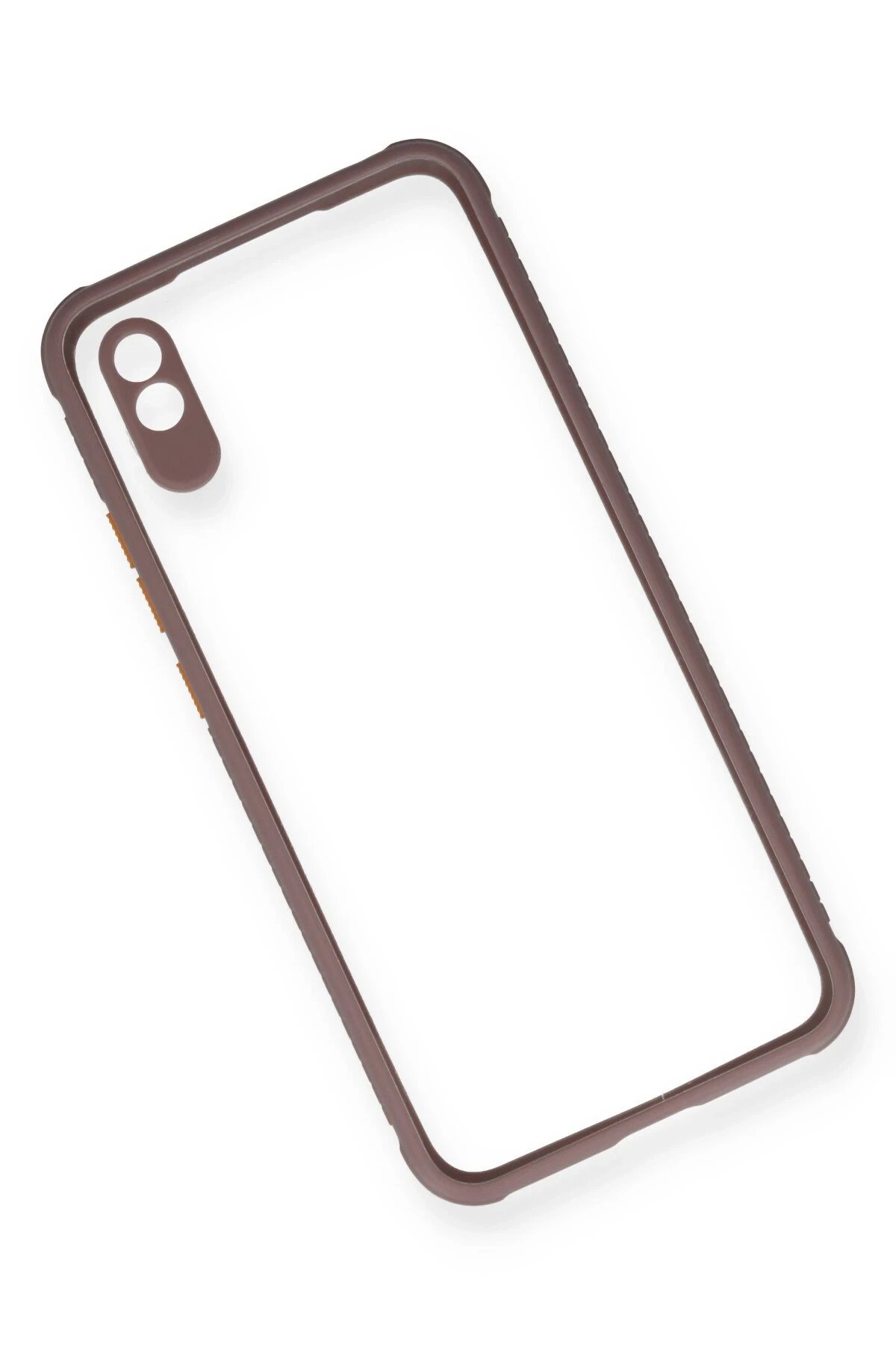 Newface Xiaomi Redmi 9A Kılıf Miami Şeffaf Silikon - Açık Mor