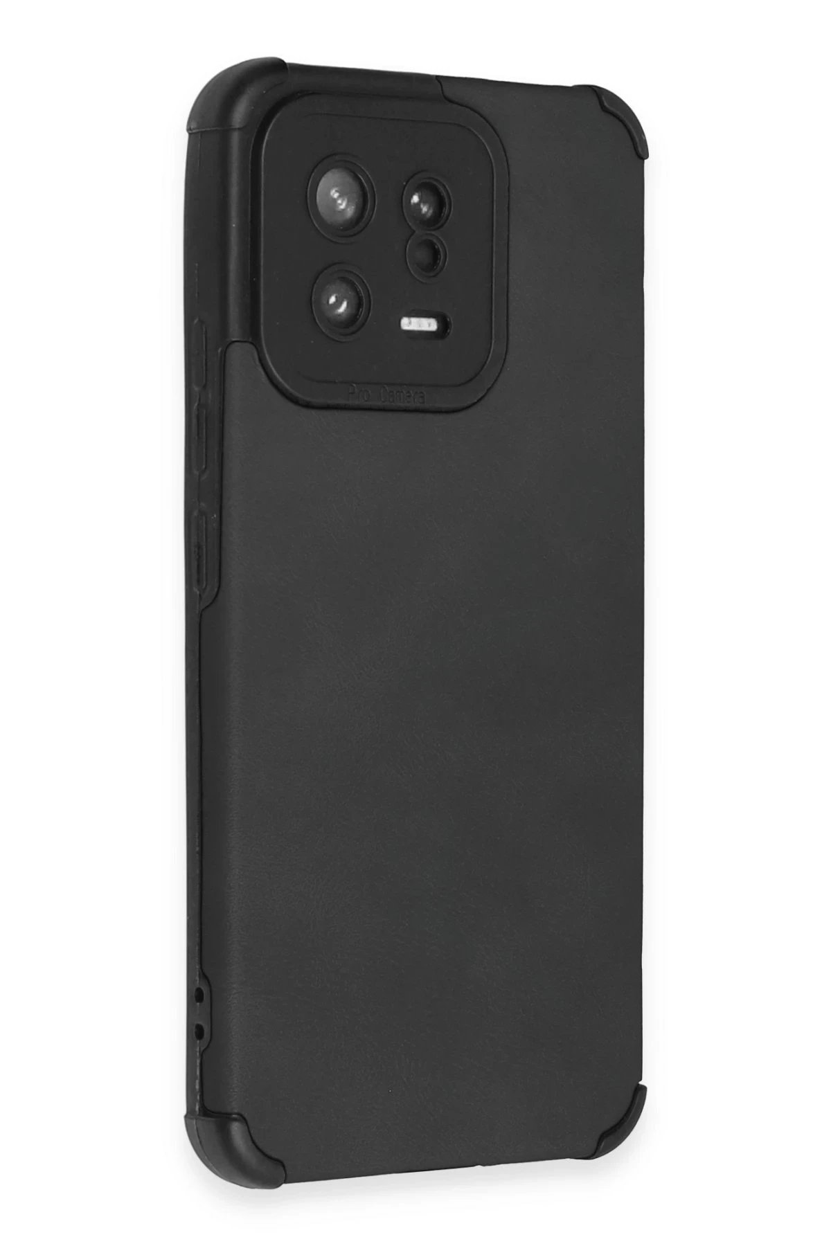 Newface Xiaomi Mi 13 Kılıf Loop Deri Silikon - Siyah