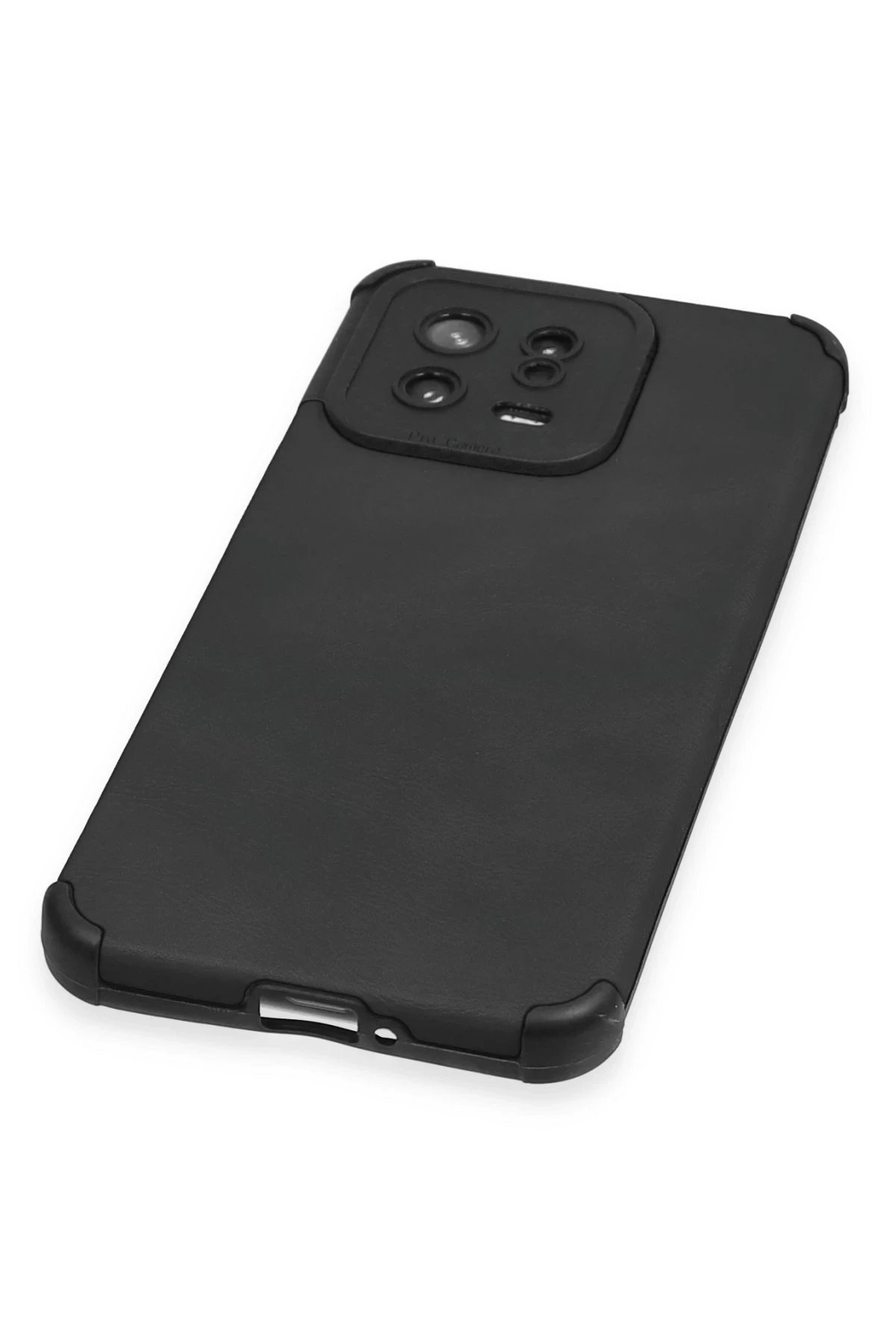 Newface Xiaomi Mi 13 Kılıf Loop Deri Silikon - Siyah