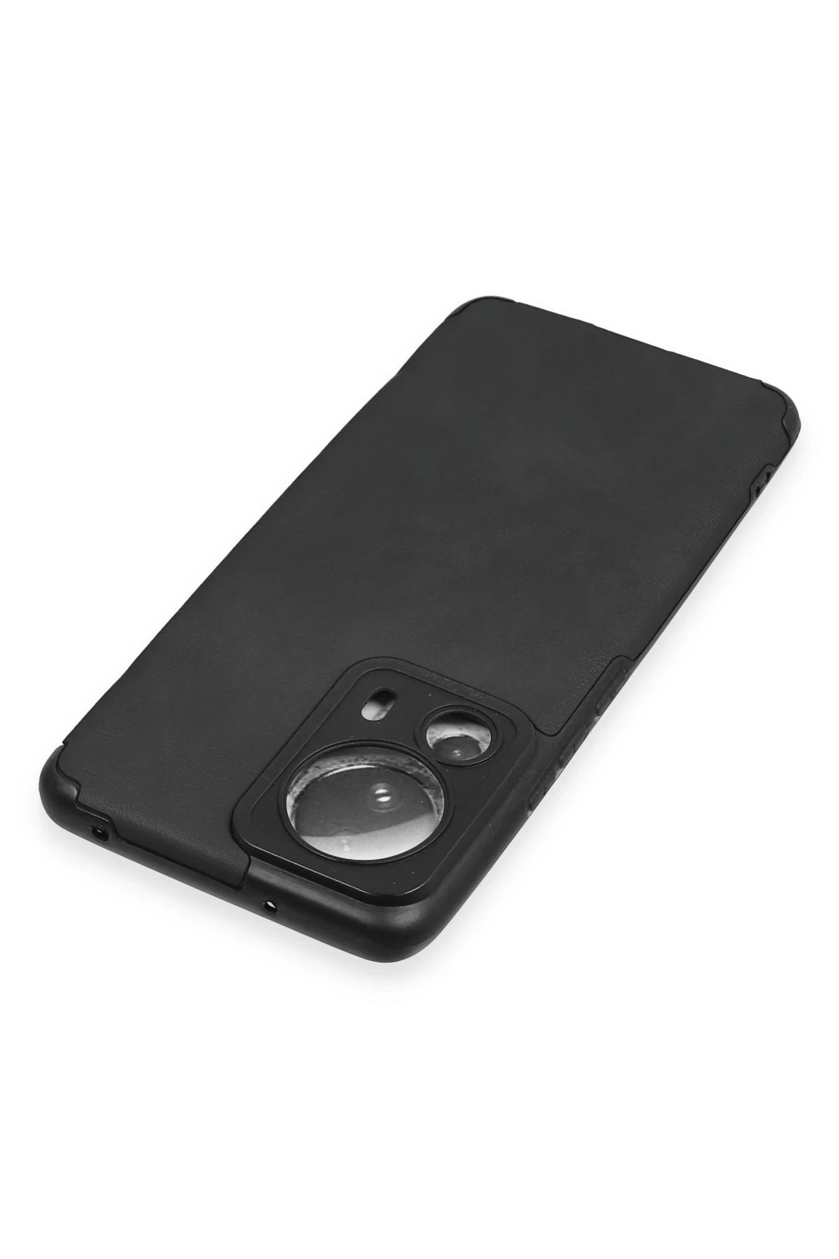 Newface Xiaomi Mi 13 Lite Kılıf Loop Deri Silikon - Siyah