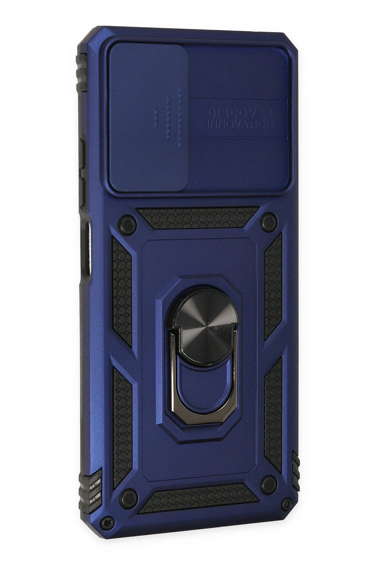 Newface Xiaomi Redmi Note 11 Pro Kılıf Pars Lens Yüzüklü Silikon - Lacivert