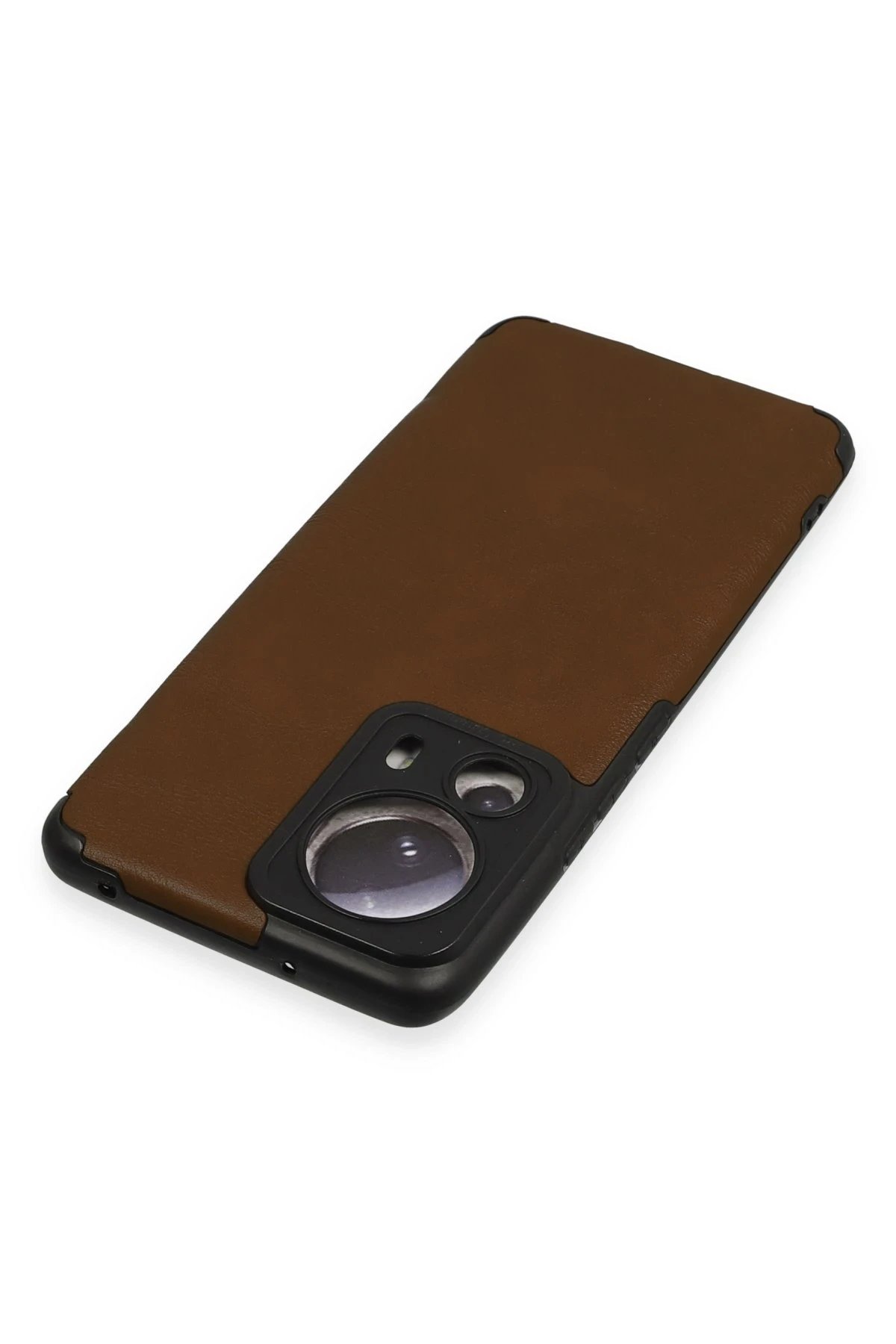 Newface Xiaomi Mi 13 Lite Kılıf Loop Deri Silikon - Kahverengi