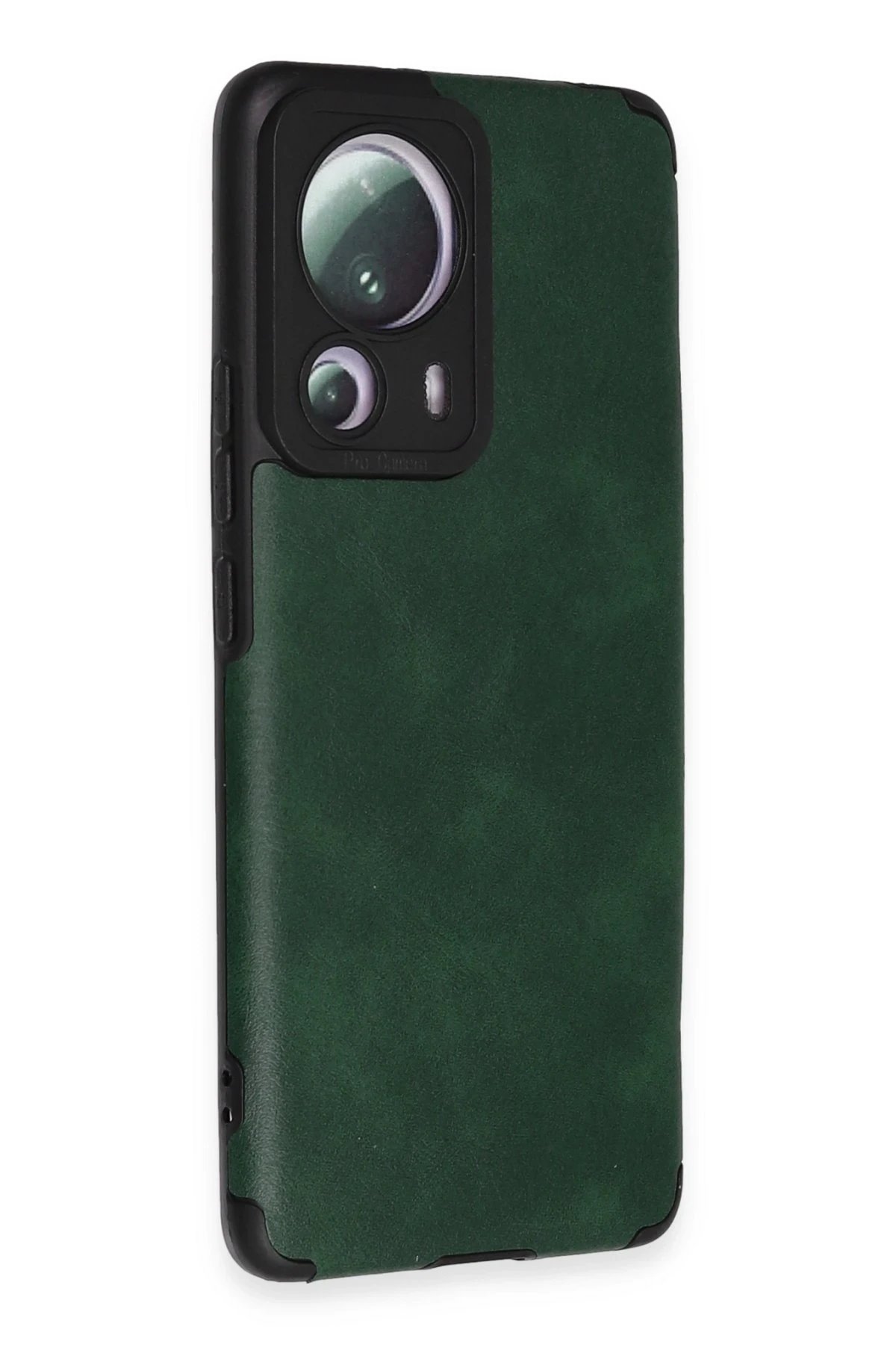 Newface Xiaomi Mi 13 Lite Kılıf Loop Deri Silikon - Yeşil